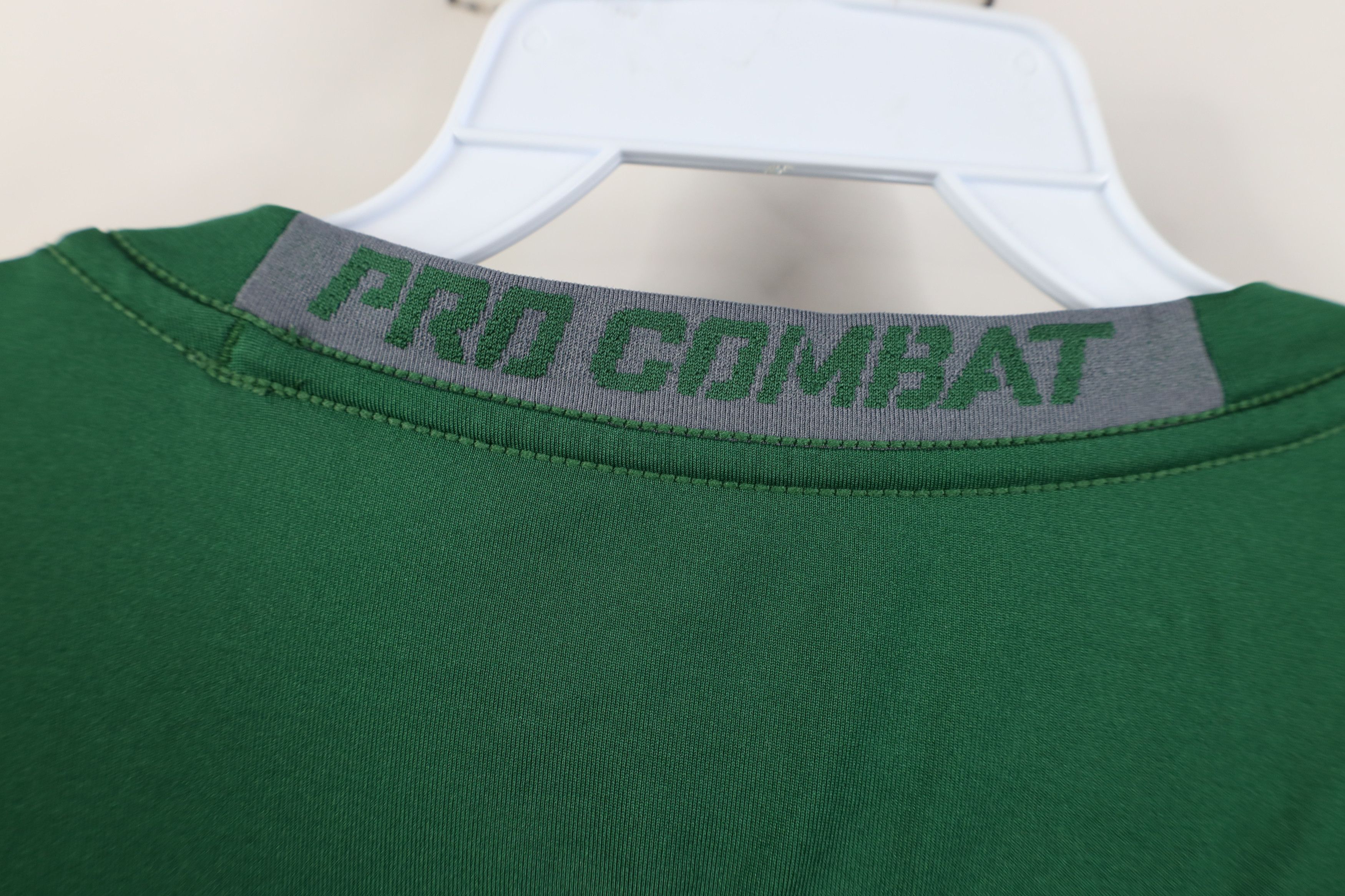 Nike Nike Pro Combat Training Long Sleeve T-Shirt Green Size US L / EU 52-54 / 3 - 14 Thumbnail