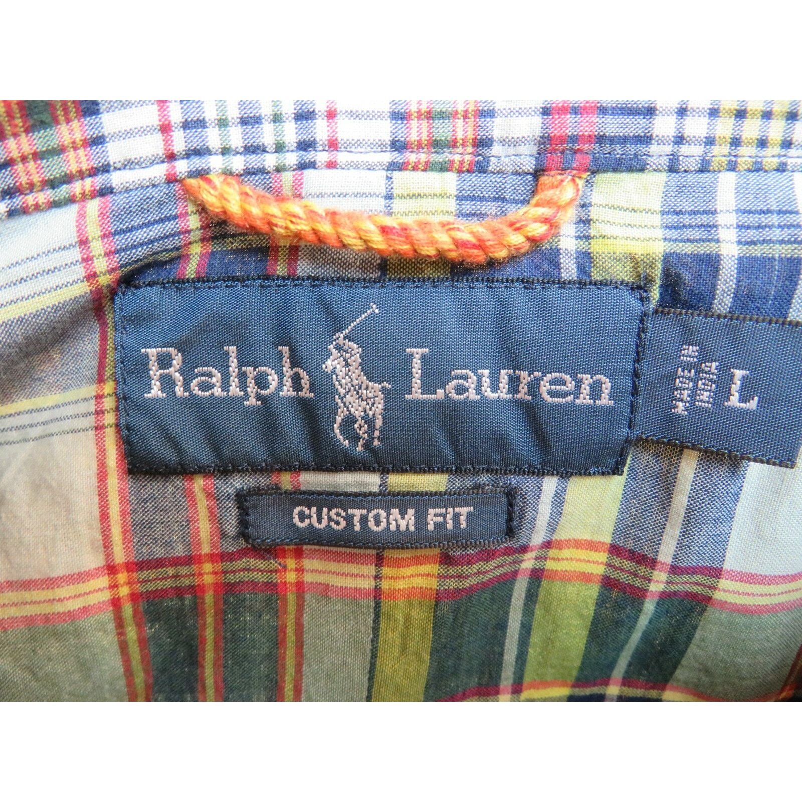 Lauren Ralph Lauren RALPH LAUREN ABERDARE MULTI COLOR CHECK COTTON SHIRT L Size US L / EU 52-54 / 3 - 11 Thumbnail