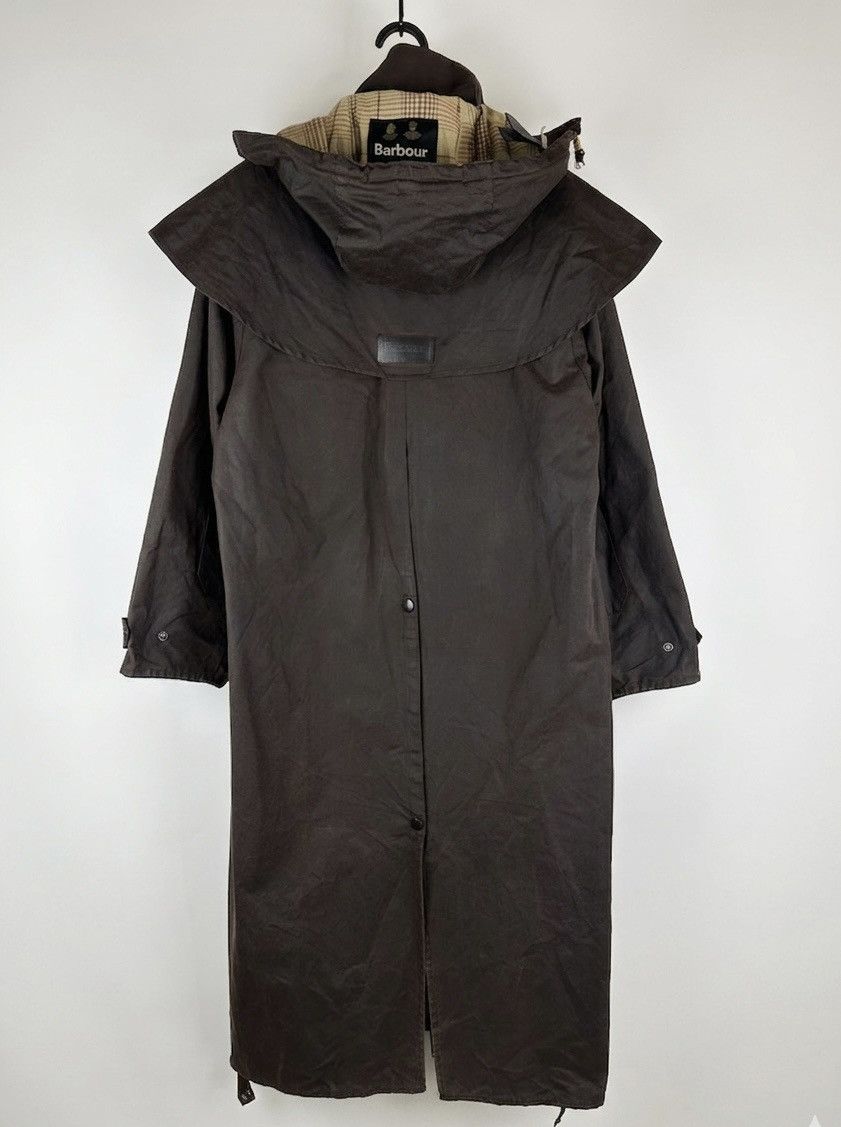 Barbour Barbour Stockman Waxed Cotton Hooded Long Coat Brown Size M Size US M / EU 48-50 / 2 - 5 Thumbnail