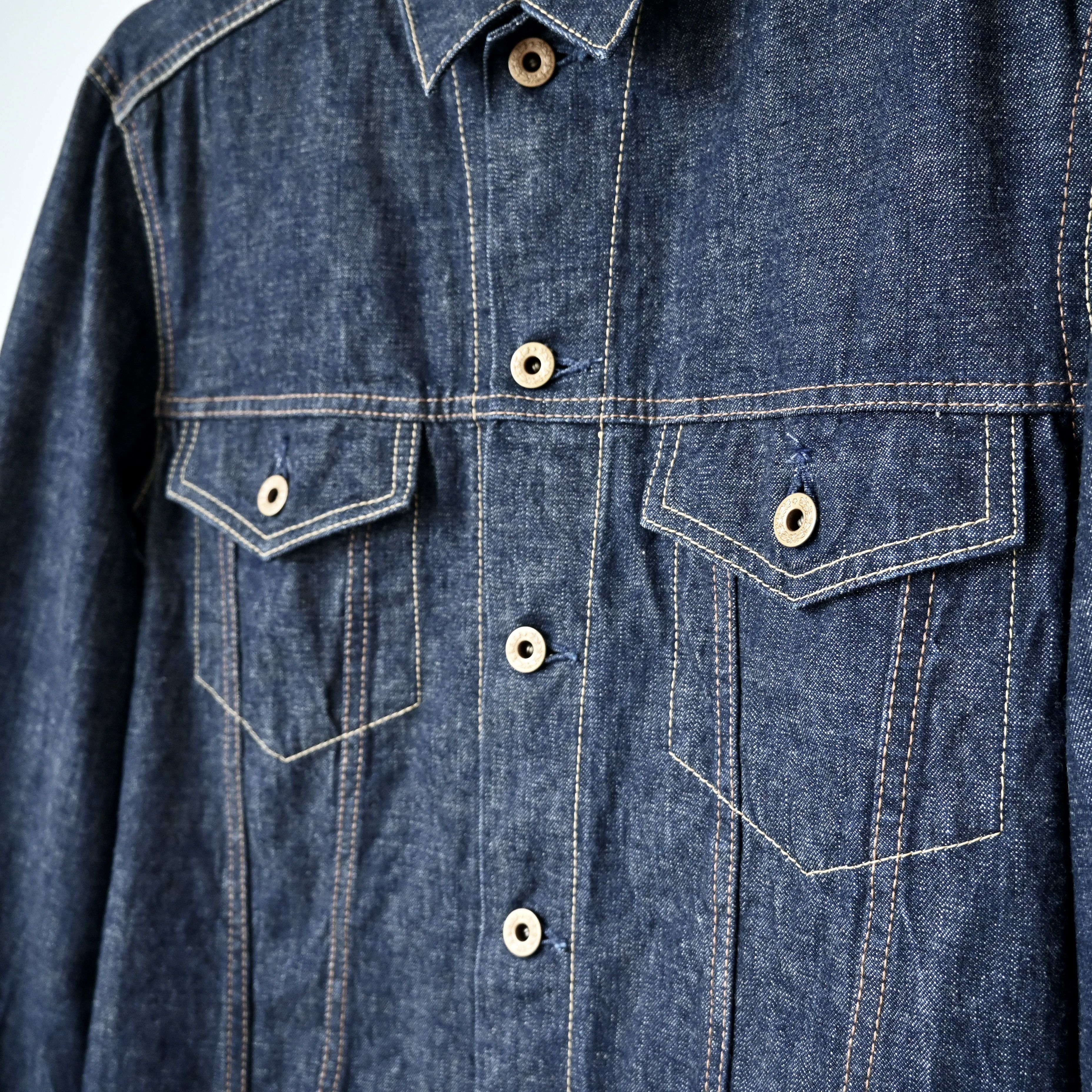 United Arrows UA Green Label Relaxing light ounce denim trucker jacket Size US M / EU 48-50 / 2 - 7 Thumbnail
