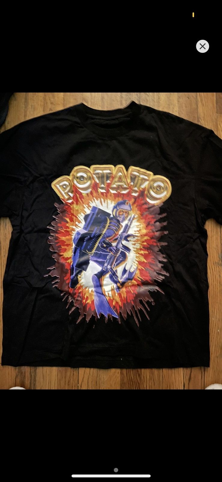 Imran Potato Black Imran potato tee Size US L / EU 52-54 / 3 - 1 Thumbnail