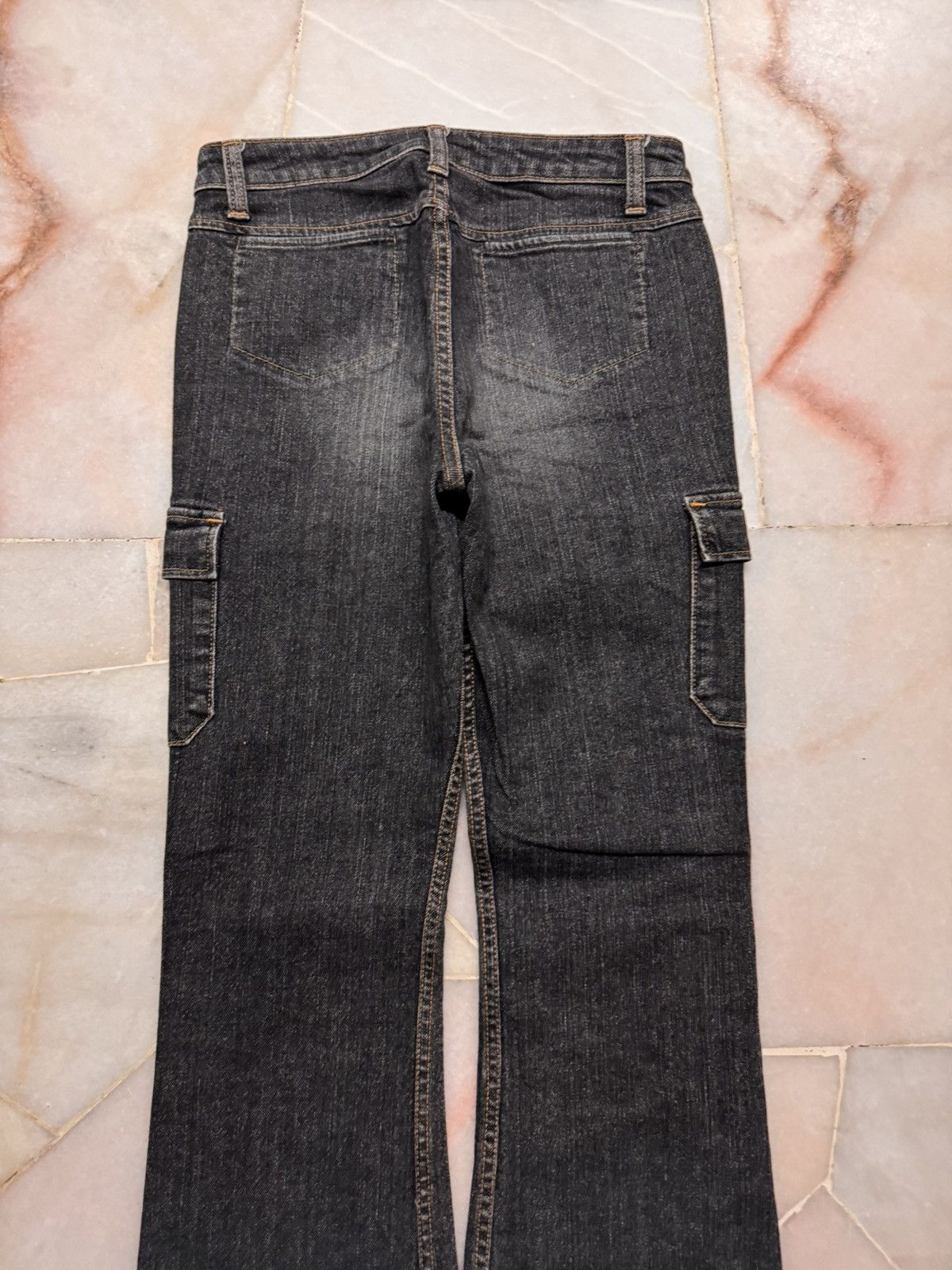 Tornado Mart ARCHIVES 1990s JAPANESE BELL BOTTOM CARGO FADES Size US 26 / EU 42 - 11 Thumbnail