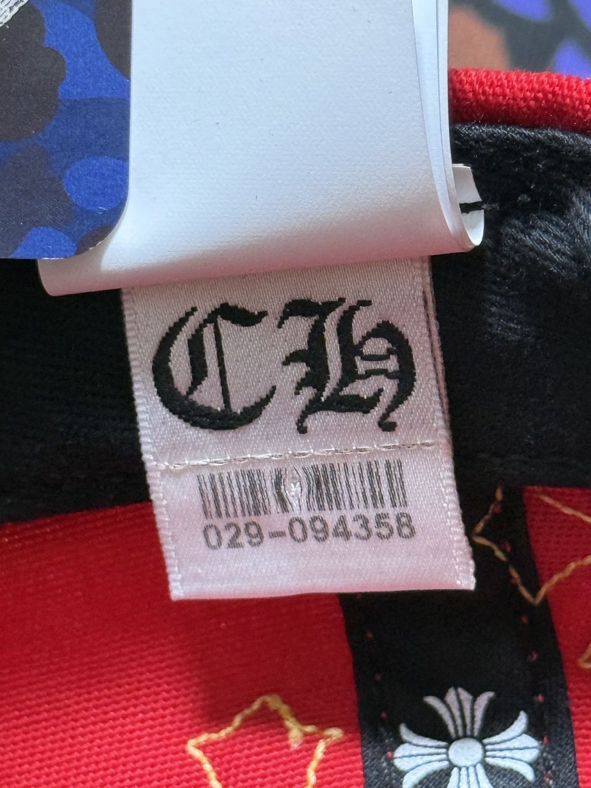 Chrome Hearts Chrome Hearts Red Embroidered Cross Patches Snapback Hat Size ONE SIZE - 9 Thumbnail