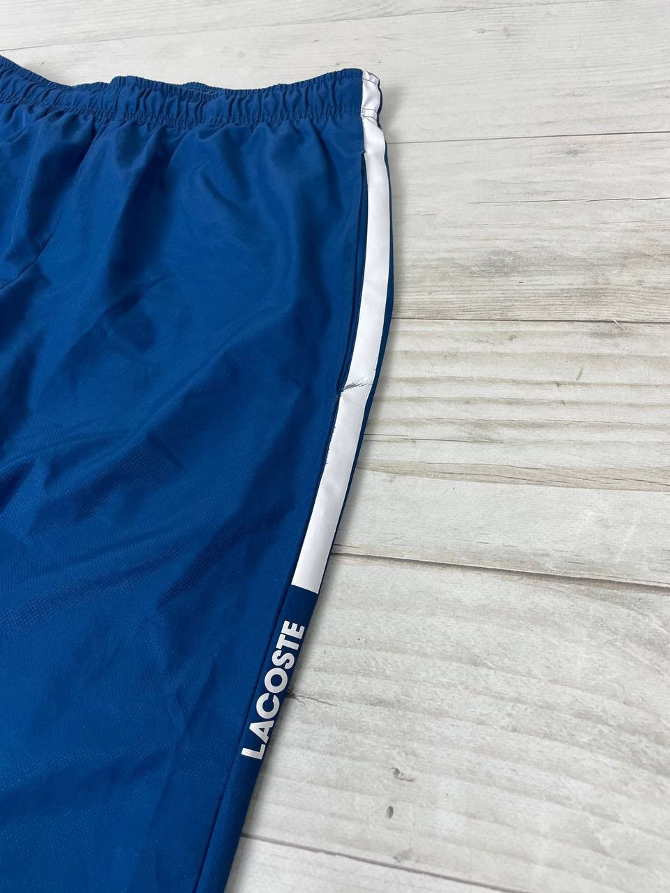 Lacoste Lacoste Nylon Track Pants Logo Striped Blue Y2K Size US 28 / EU 44 - 5 Thumbnail