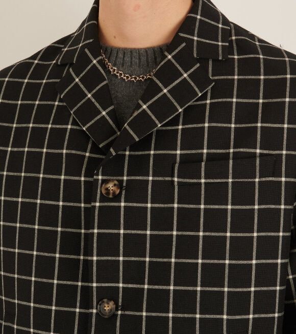 Marni o1y0225 Checked Blazer in Black/White Size US M / EU 48-50 / 2 - 6 Thumbnail