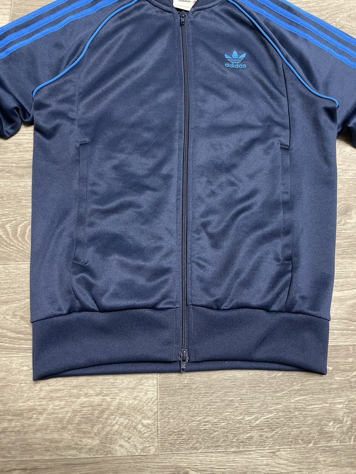 Adidas Vintage Adidas Fire Bird 3 Stripes Blue Track Jacket Y2K Size US S / EU 44-46 / 1 - 3 Thumbnail