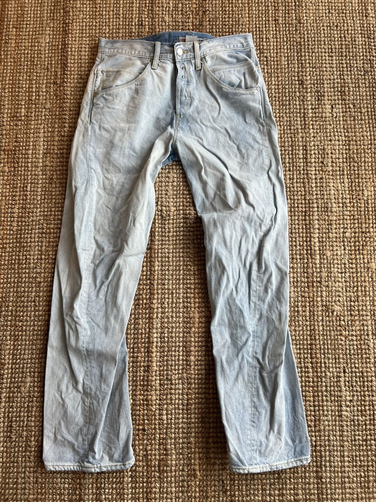 Levi's Levis Engineered Jeans Buckle Back Tag W31 Actual 32x32.5 Size US 31 - 1 Thumbnail