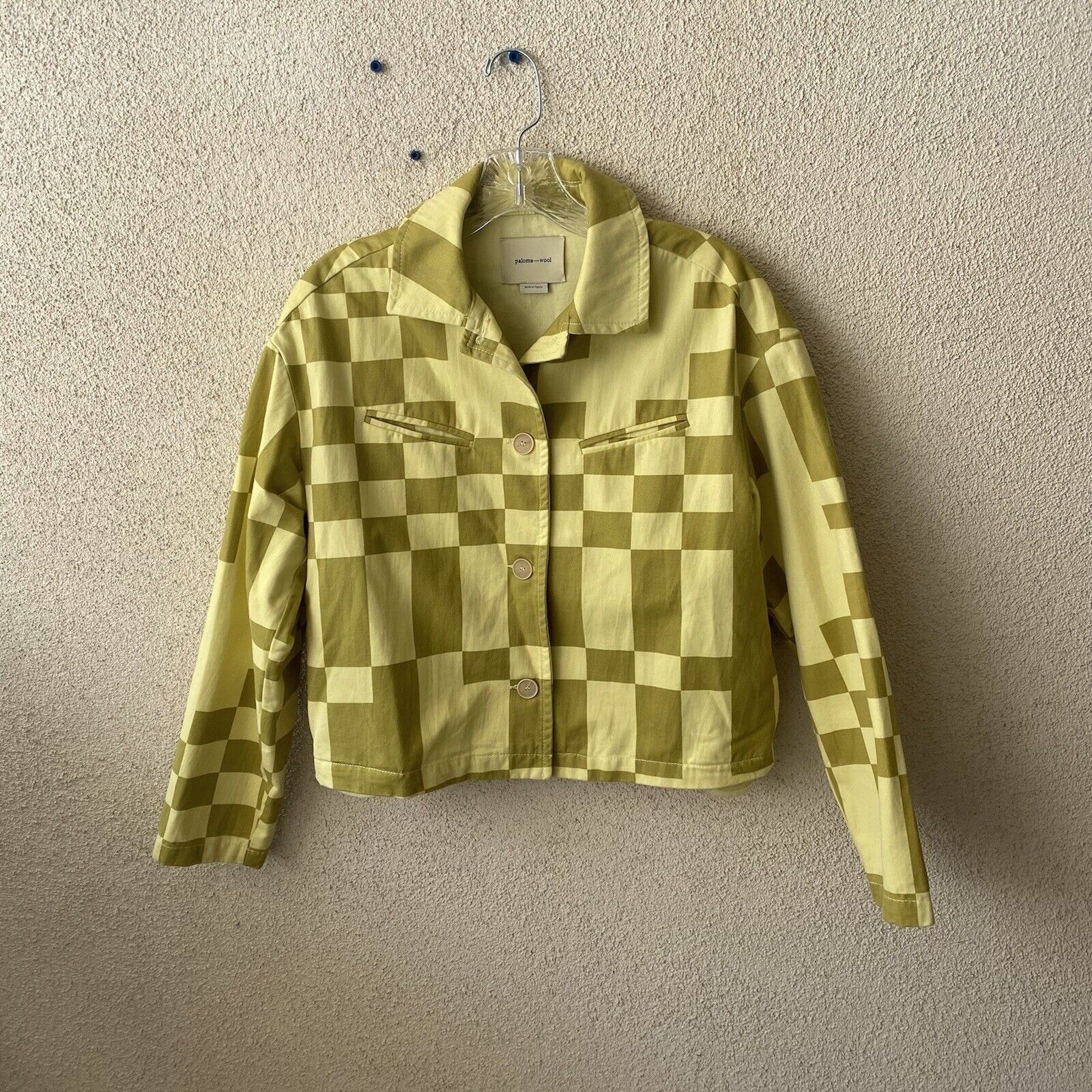 Paloma Wool Paloma Wool Womens Space Jacket Organic Cotton Yellow Lime G Size S / US 4 / IT 40 - 8 Thumbnail