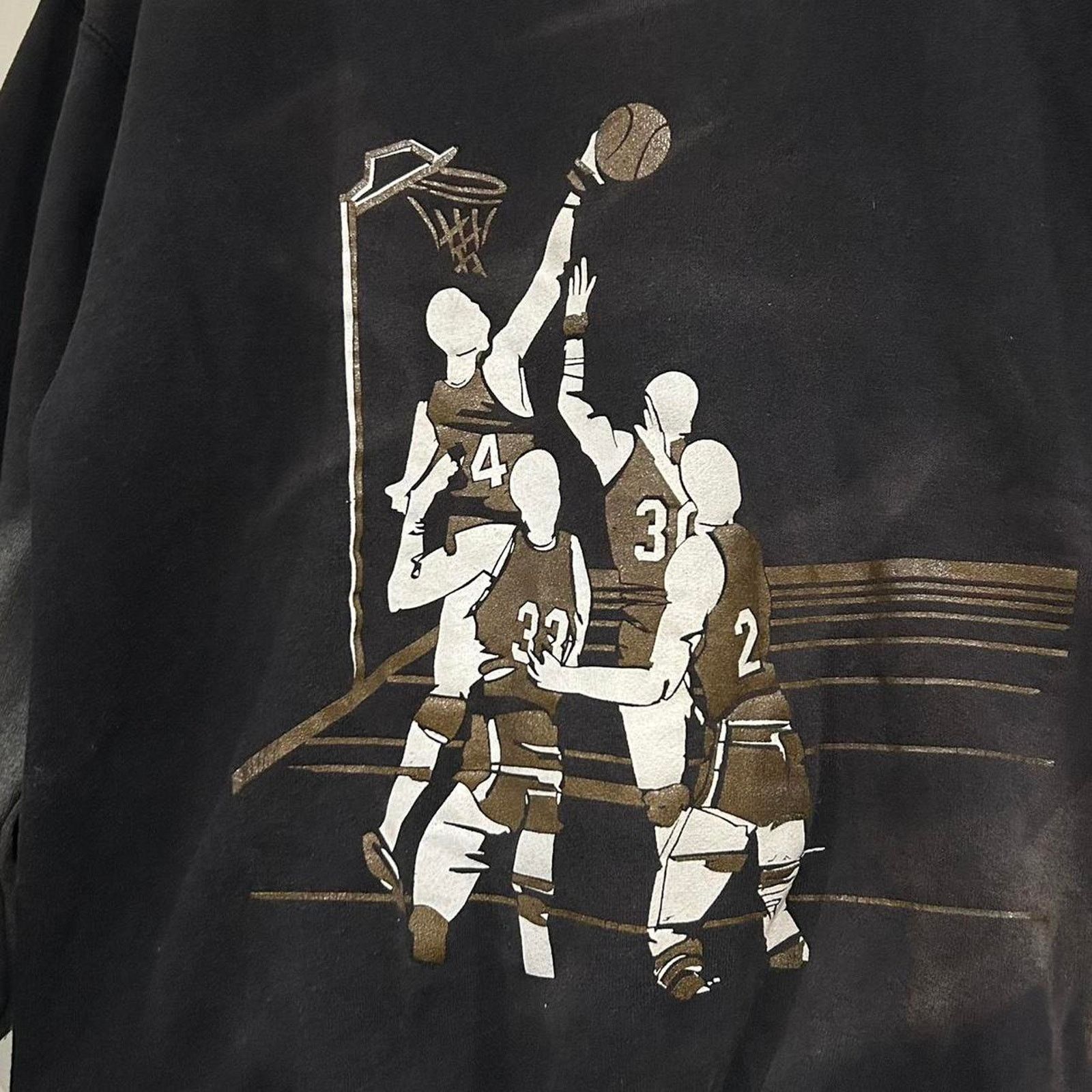 Spalding Vintage Spalding Basketball Crewneck Sweatshirt Size US M / EU 48-50 / 2 - 2 Thumbnail