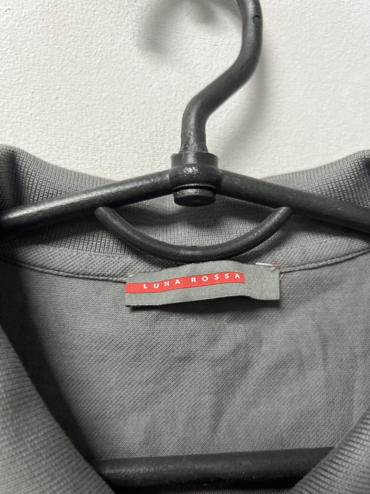 Prada Prada Luna Rossa Mens Polo Luxury Shirt Size M Gray Size US M / EU 48-50 / 2 - 8 Thumbnail