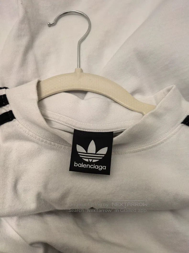 Balenciaga Balenciaga adidas Collaborative Trefoil Logo Short Sleeve Size US S / EU 44-46 / 1 - 2 Thumbnail