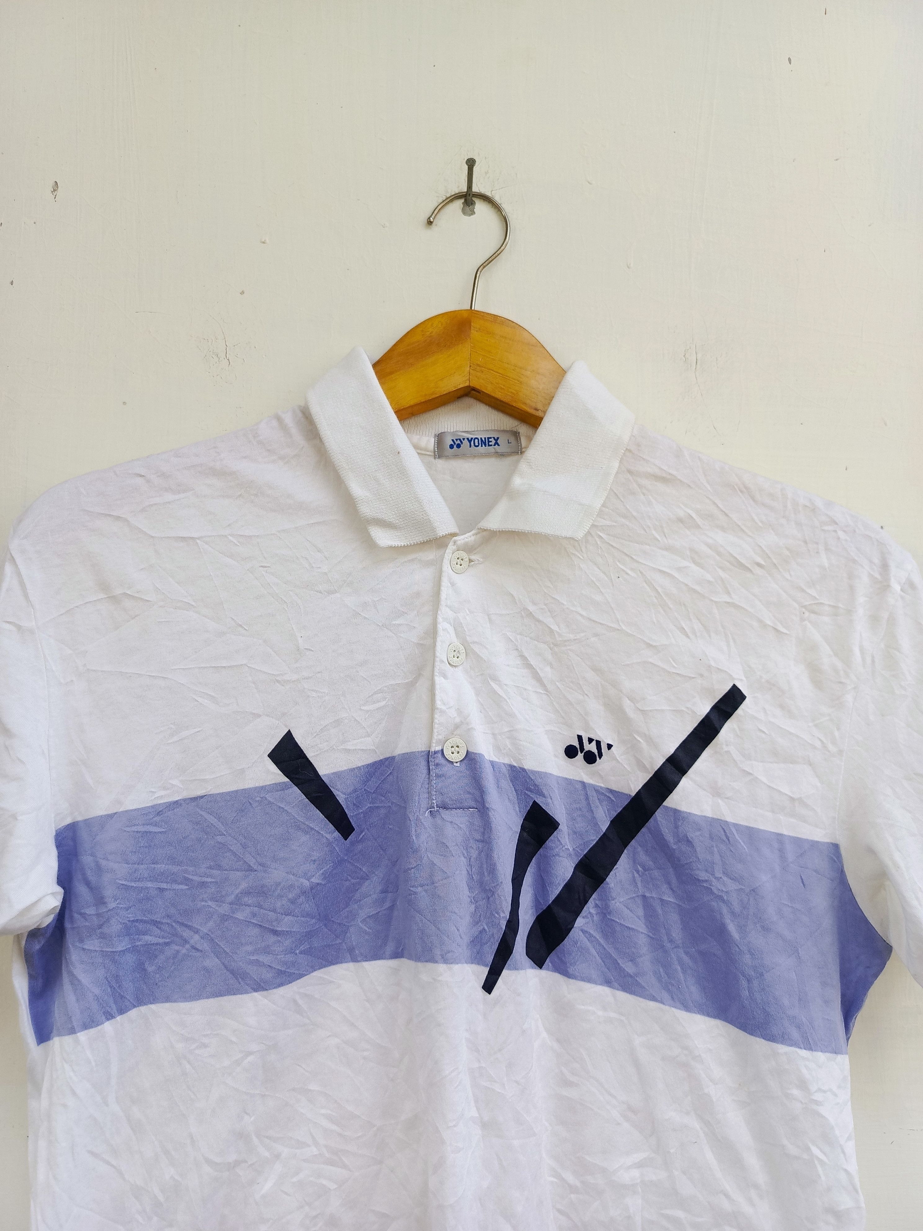 Japanese Brand Yonex Vintage Style Tennis Polo White Casual Size US L / EU 52-54 / 3 - 2 Thumbnail