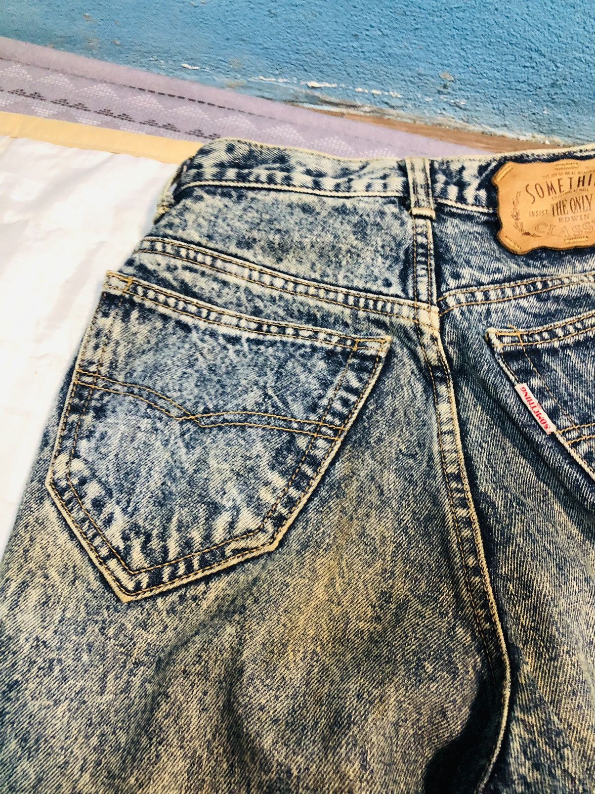 Edwin × Japanese Brand Something Ones By Edwin Jeans (10) Size US 26 / EU 42 - 14 Thumbnail