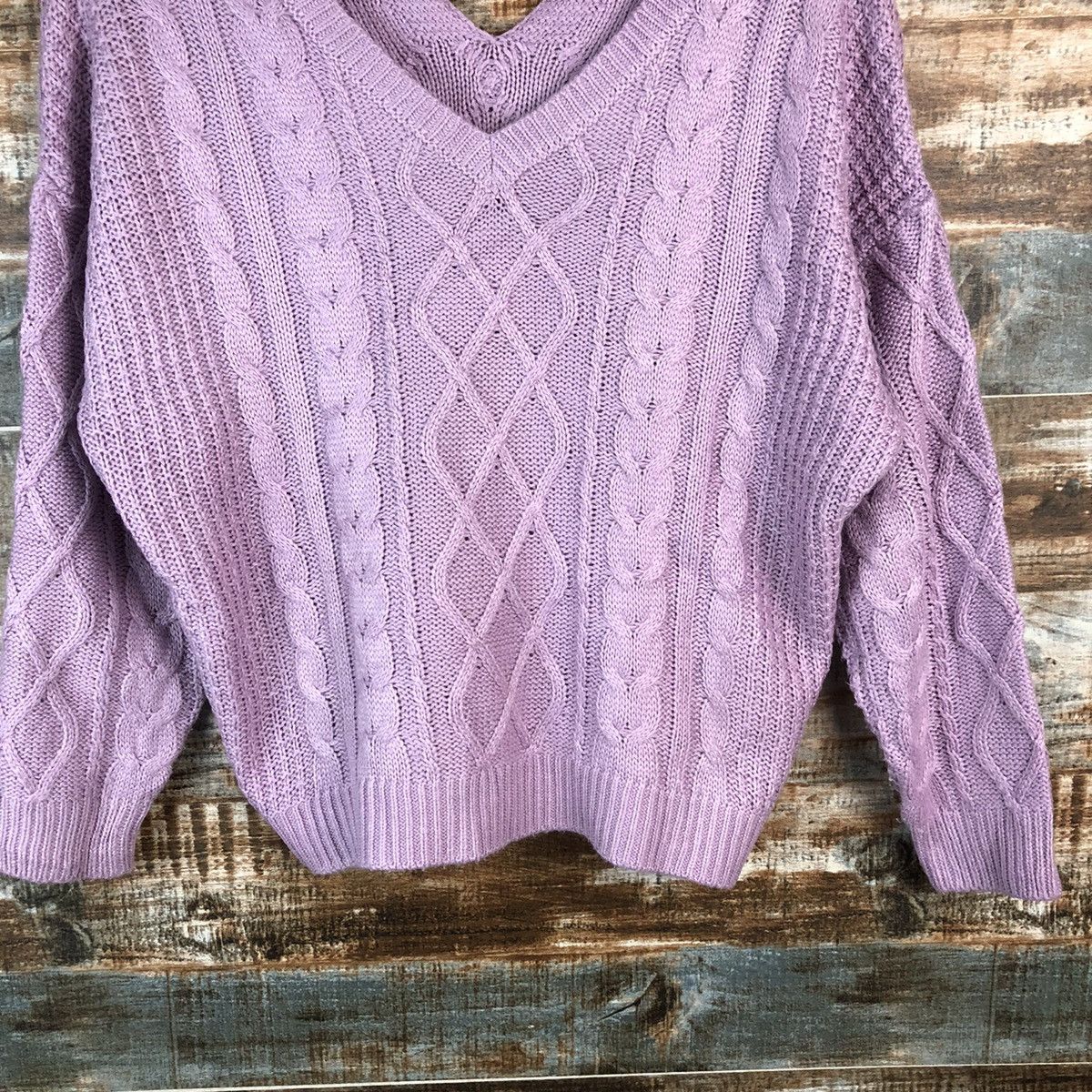 Homespun Knitwear Oversized Ingni Pink Knitwear #A960 Size M / US 6-8 / IT 42-44 - 6 Thumbnail