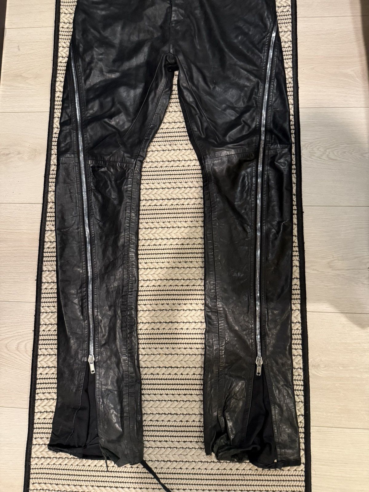 Rick Owens Rick Owens Leather Bolan Banana Size US 30 / EU 46 - 7 Thumbnail