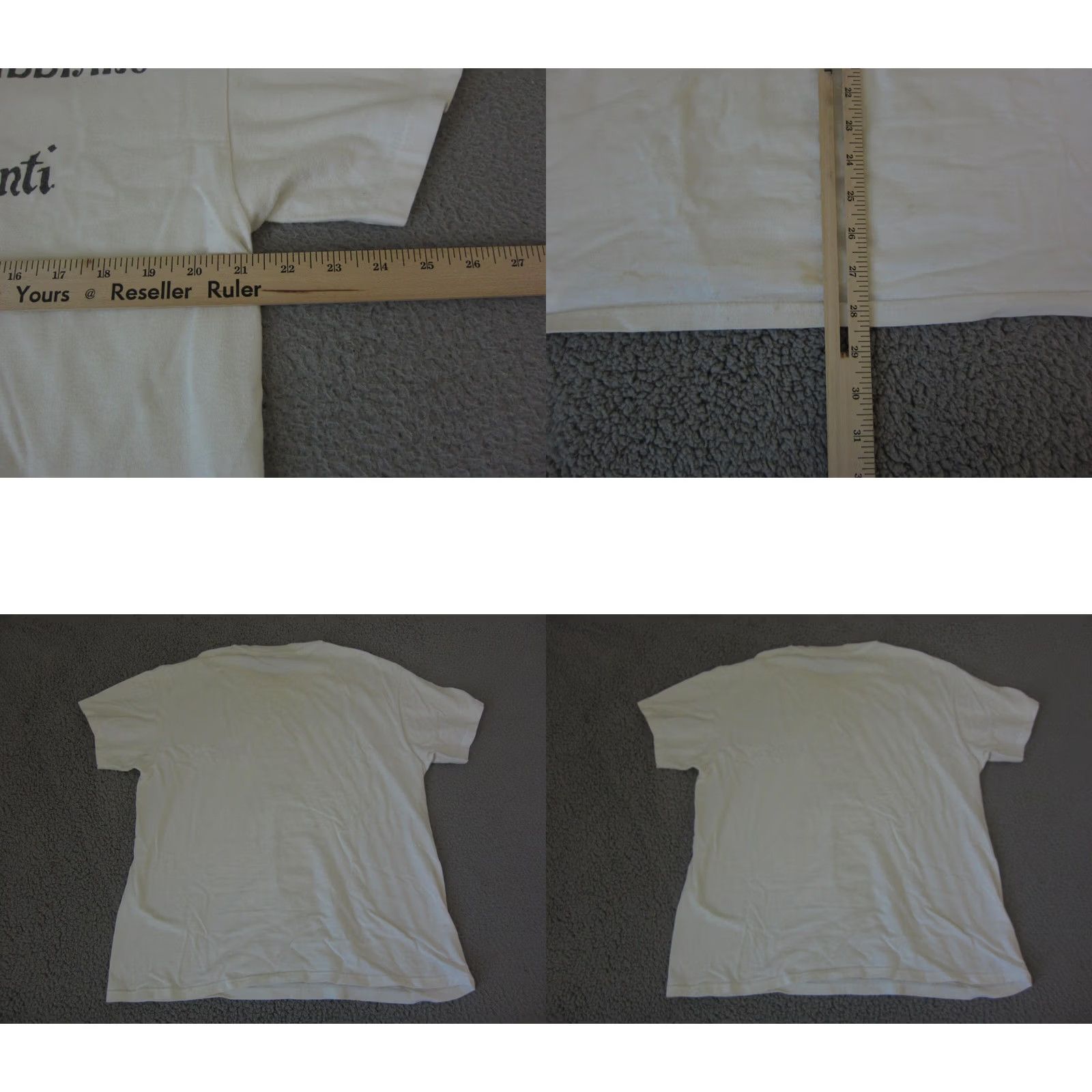 Hanes VINTAGE Hanes Castello Cabbiano Shirt Mens L White Jersey Crew Neck Short Sleeve 80s 90s Classic School Size US L / EU 52-54 / 3 - 8 Thumbnail