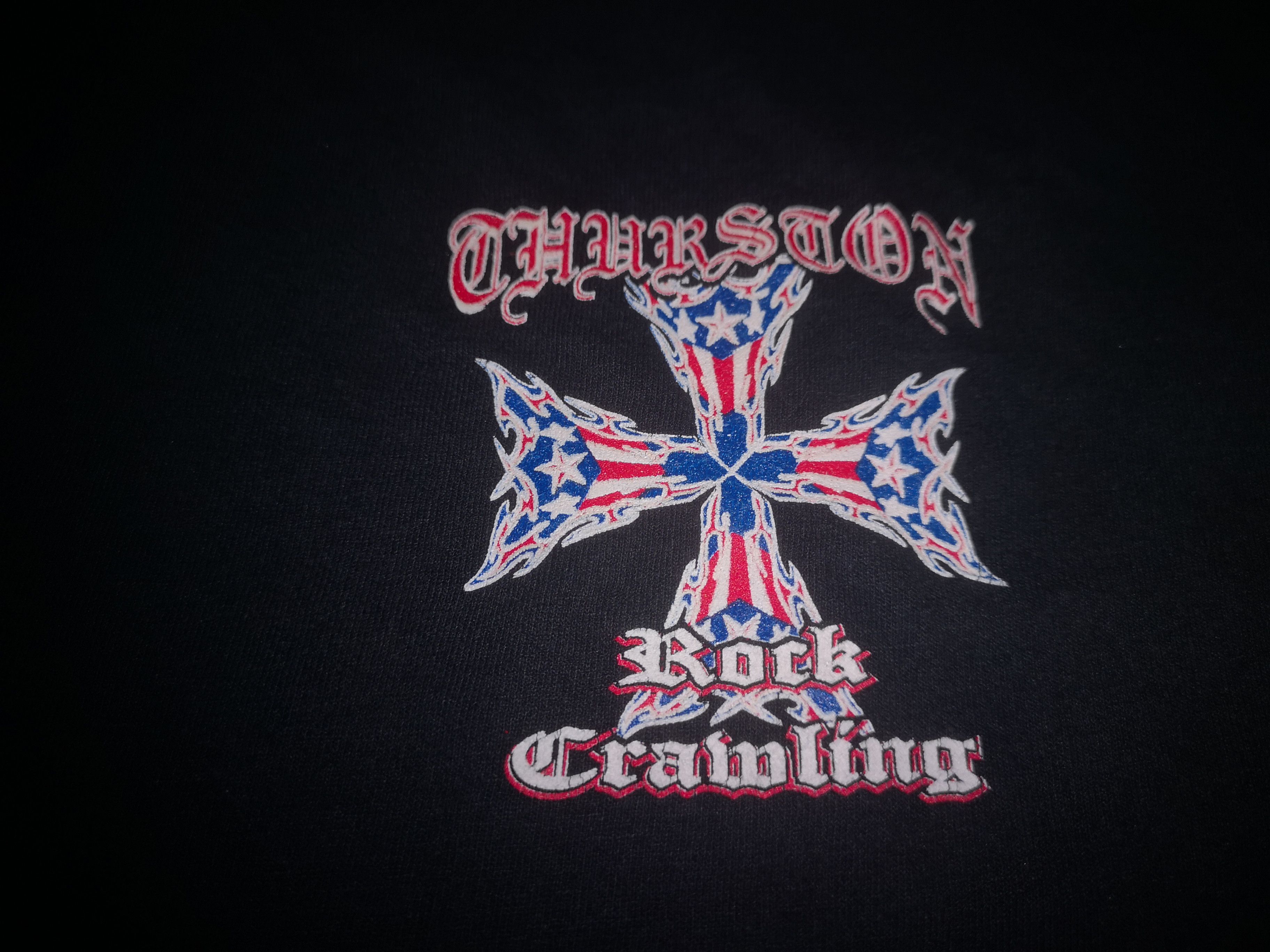 Vintage Vintage Confederate Flag THURSTON Southern Rock Crawling Tee Size US S / EU 44-46 / 1 - 7 Thumbnail