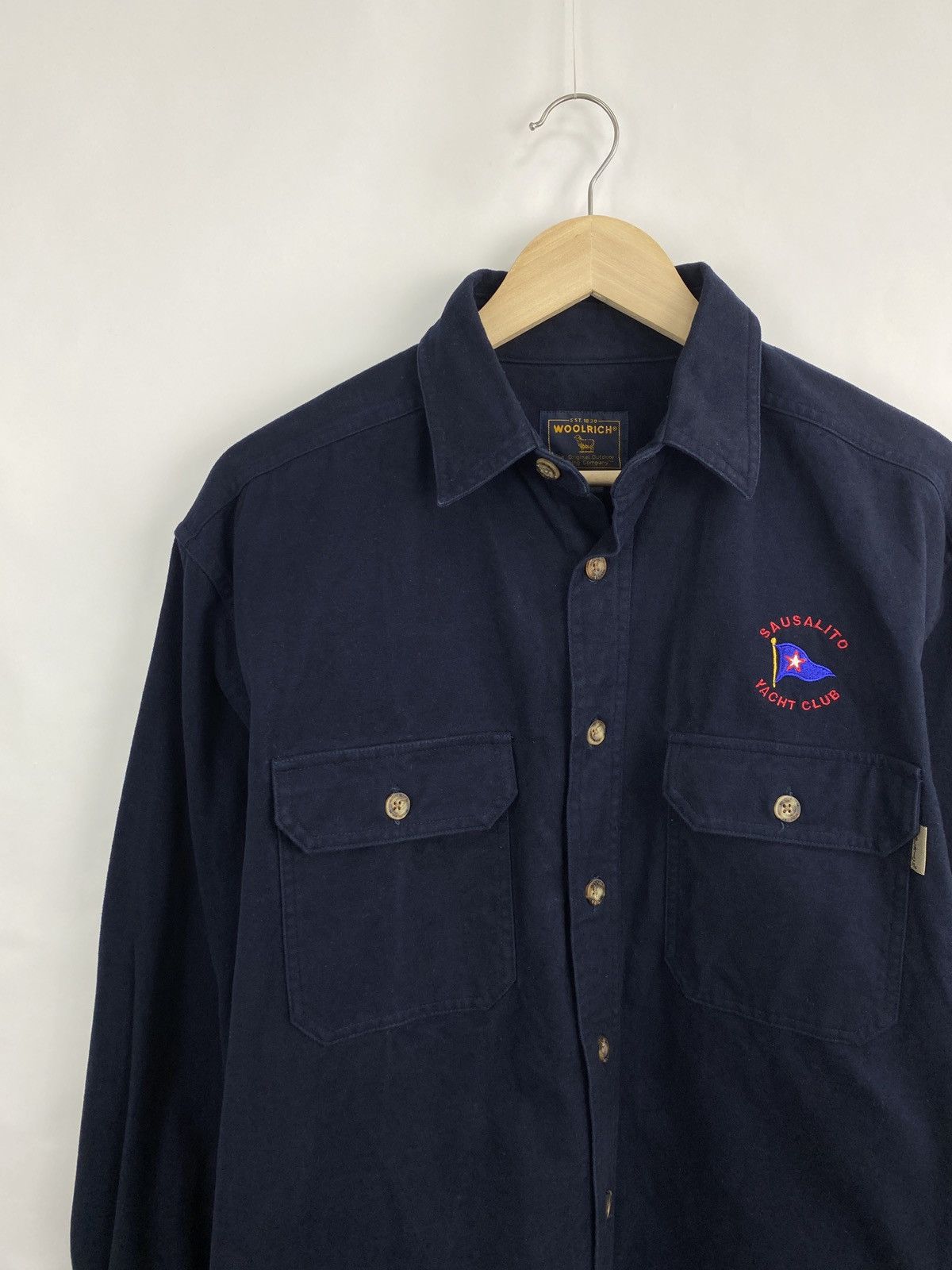 Woolrich Woolen Mills Y2K Woolrich Sausalito Yacht Club Overshit Jacket Rare Retro Size US M / EU 48-50 / 2 - 2 Thumbnail