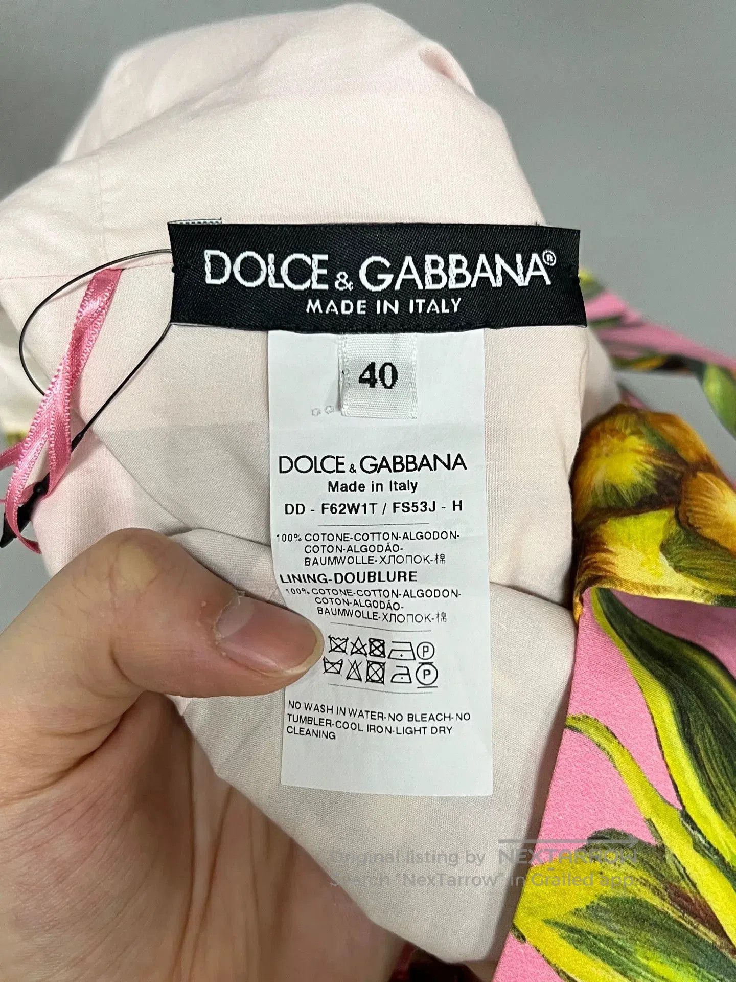 Dolce & Gabbana pink pineapple summer dress. Size M / US 6-8 / IT 42-44 - 4 Thumbnail