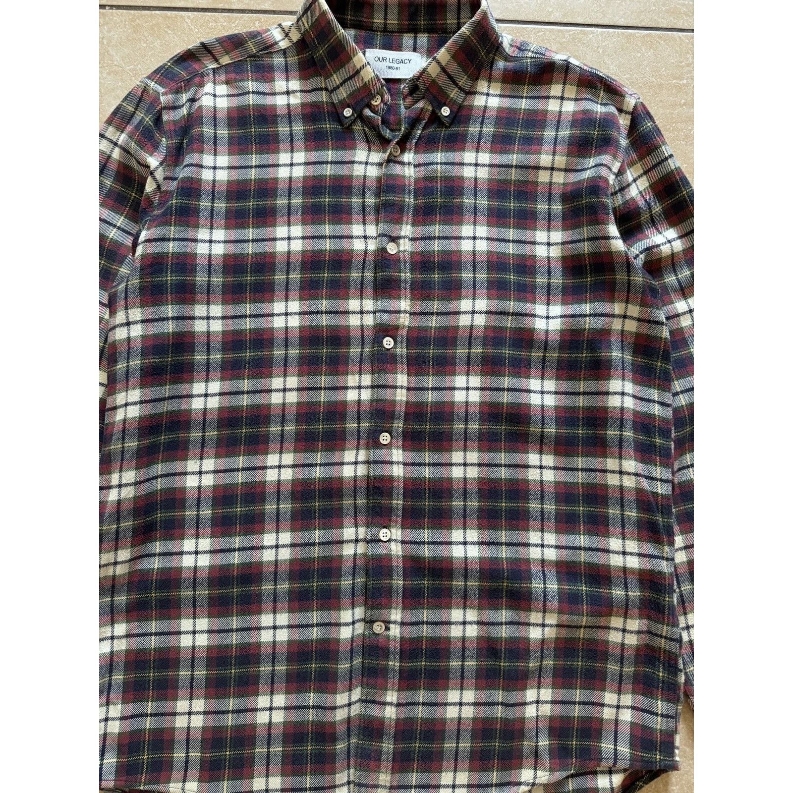 Our Legacy Vintage Our Legacy Check Flannel Shirt Size US L / EU 52-54 / 3 - 2 Thumbnail