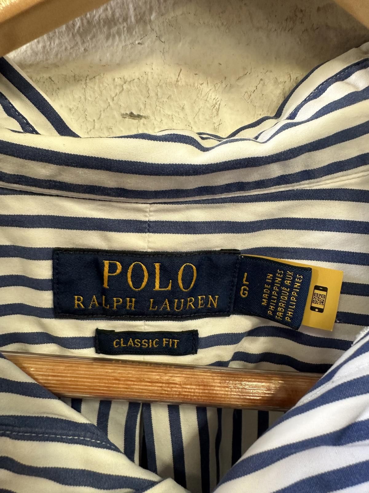 Polo Ralph Lauren Polo Ralph Lauren Men's Striped Casual Shirt Size US L / EU 52-54 / 3 - 4 Thumbnail