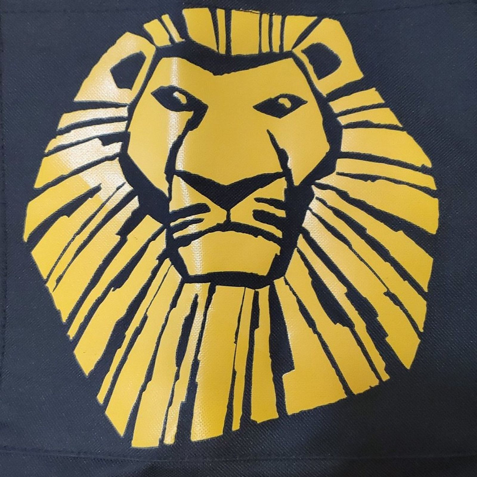 Disney Disney's The Lion King Black Broadway Musical Zip Tote Bag! Size ONE SIZE - 5 Thumbnail