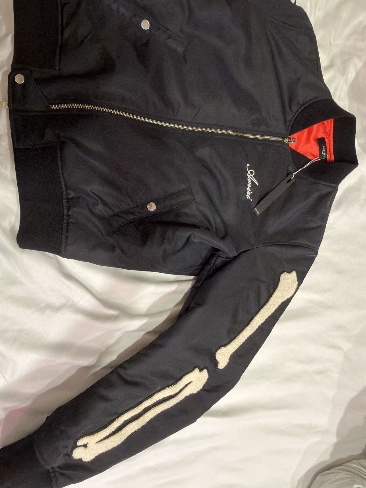 Amiri Amiri Bones Bomber Jacket Size US XL / EU 56 / 4 - 4 Thumbnail