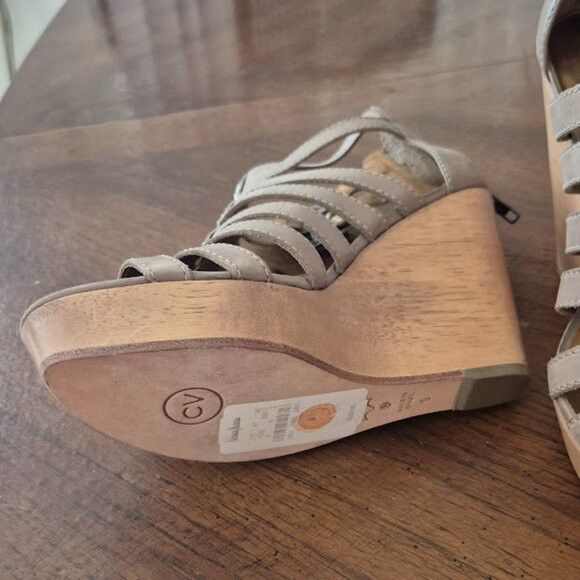 Other Cynthia Vincent Jett Wood Sandals Size 9 Size US 9 / IT 39 - 3 Thumbnail