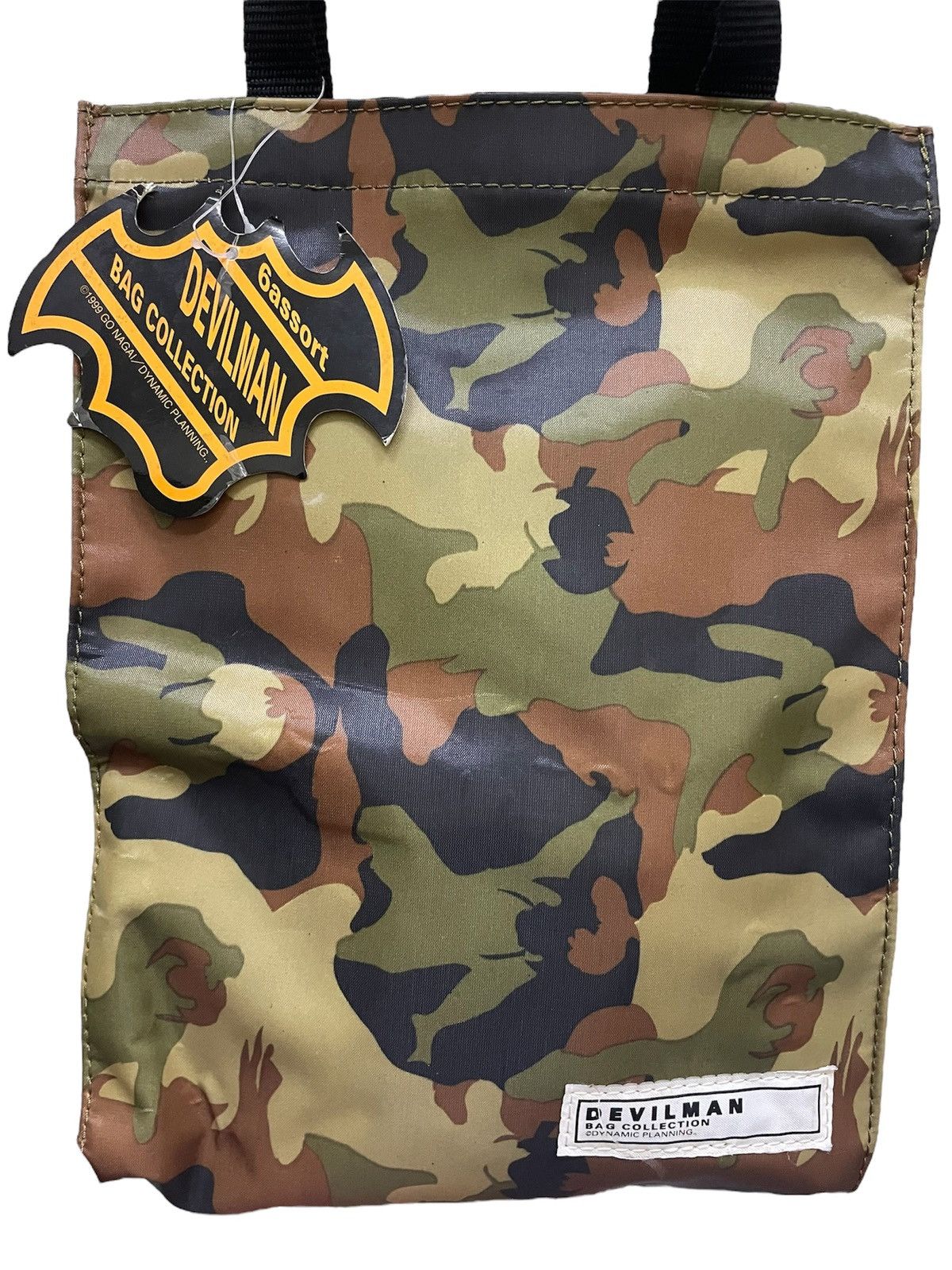 Anime × Vintage RARE 1999 Devilman x Banpresto Camo Tote Bag DEADSTOCK Size ONE SIZE - 6 Thumbnail