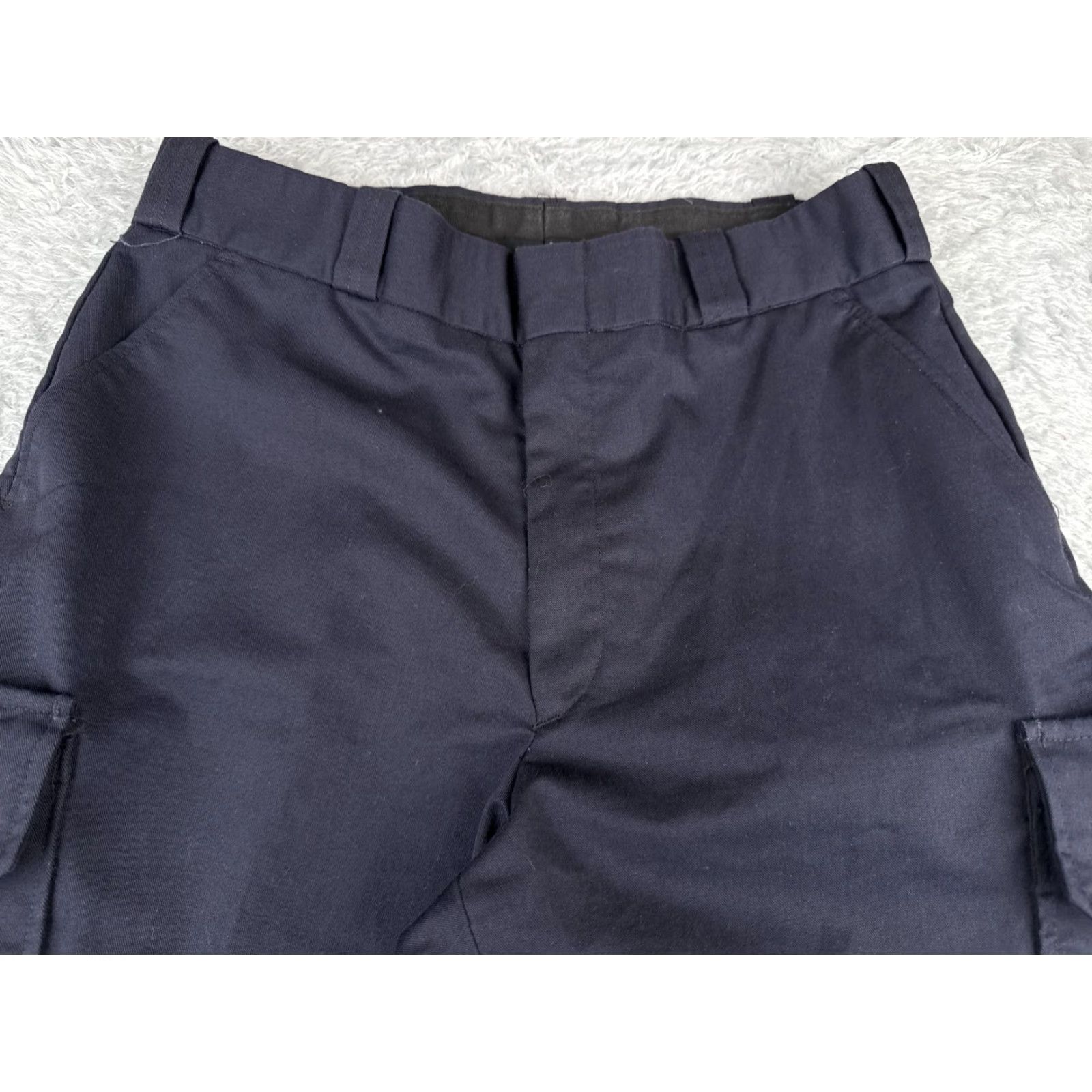 Vintage Elbeco Pants Women 16 Blue Cargo Straight Leg Polyester Blend Twill Tactical LEO Size 38" / US 16 / IT 52 - 4 Thumbnail