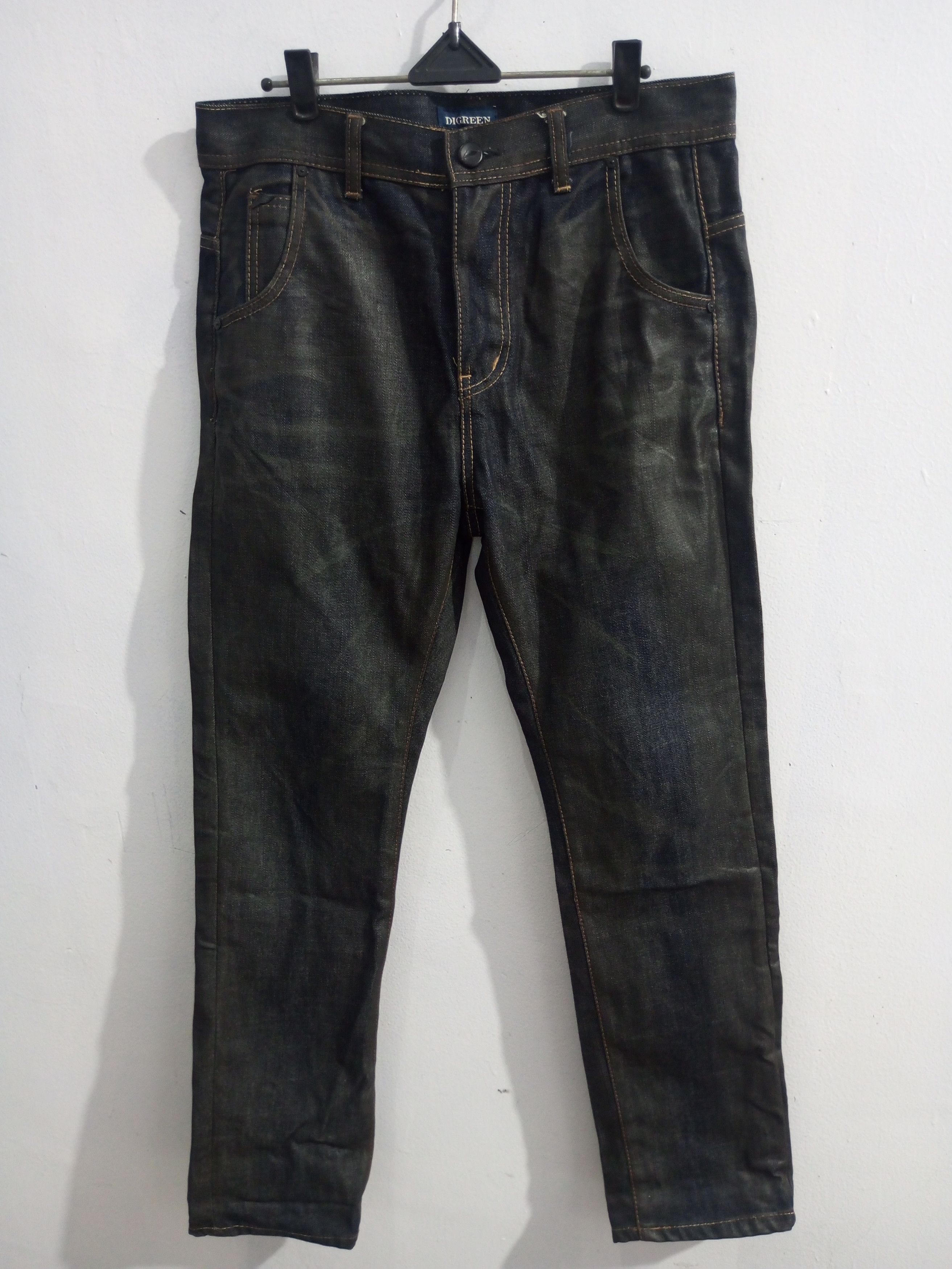 20471120 Vintage DIGREEN Washed denim jeans Size US 31 - 4 Thumbnail