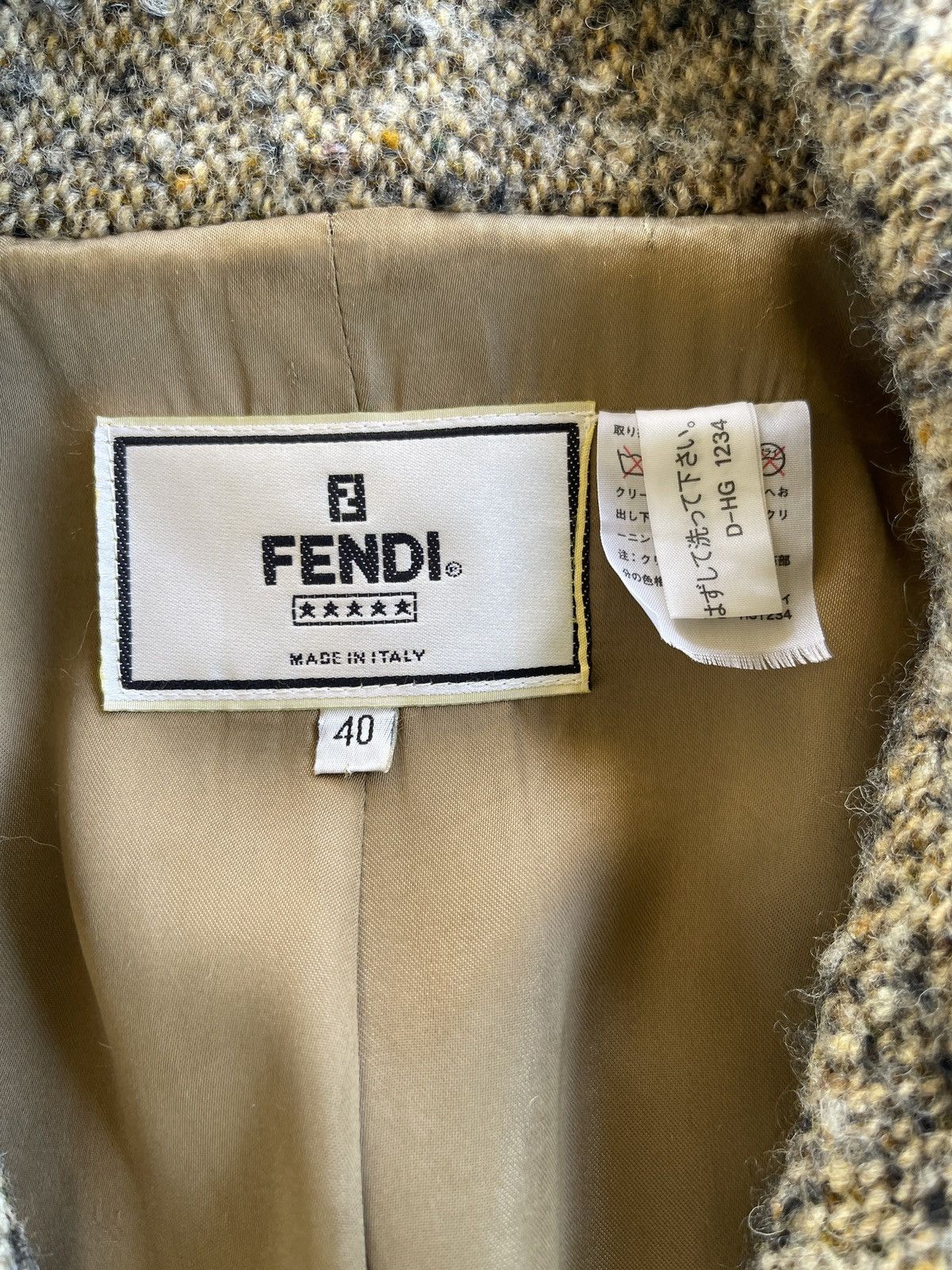 Fendi Fendi Wool Luxury Overcoat Size S / US 4 / IT 40 - 6 Thumbnail