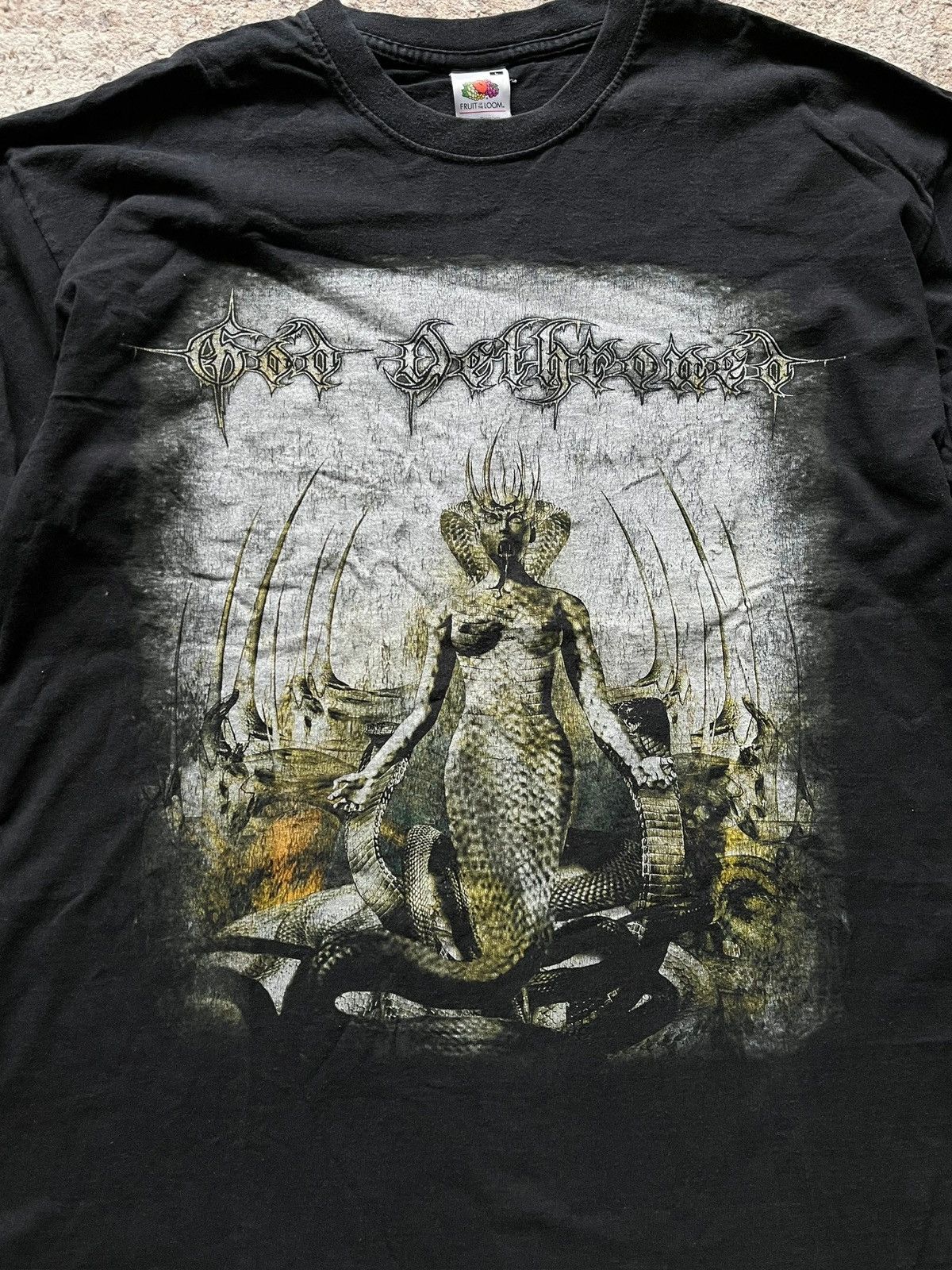 Fruit Of The Loom God Dethroned - The Lair of the White Worm 2005 Size US L / EU 52-54 / 3 - 3 Thumbnail