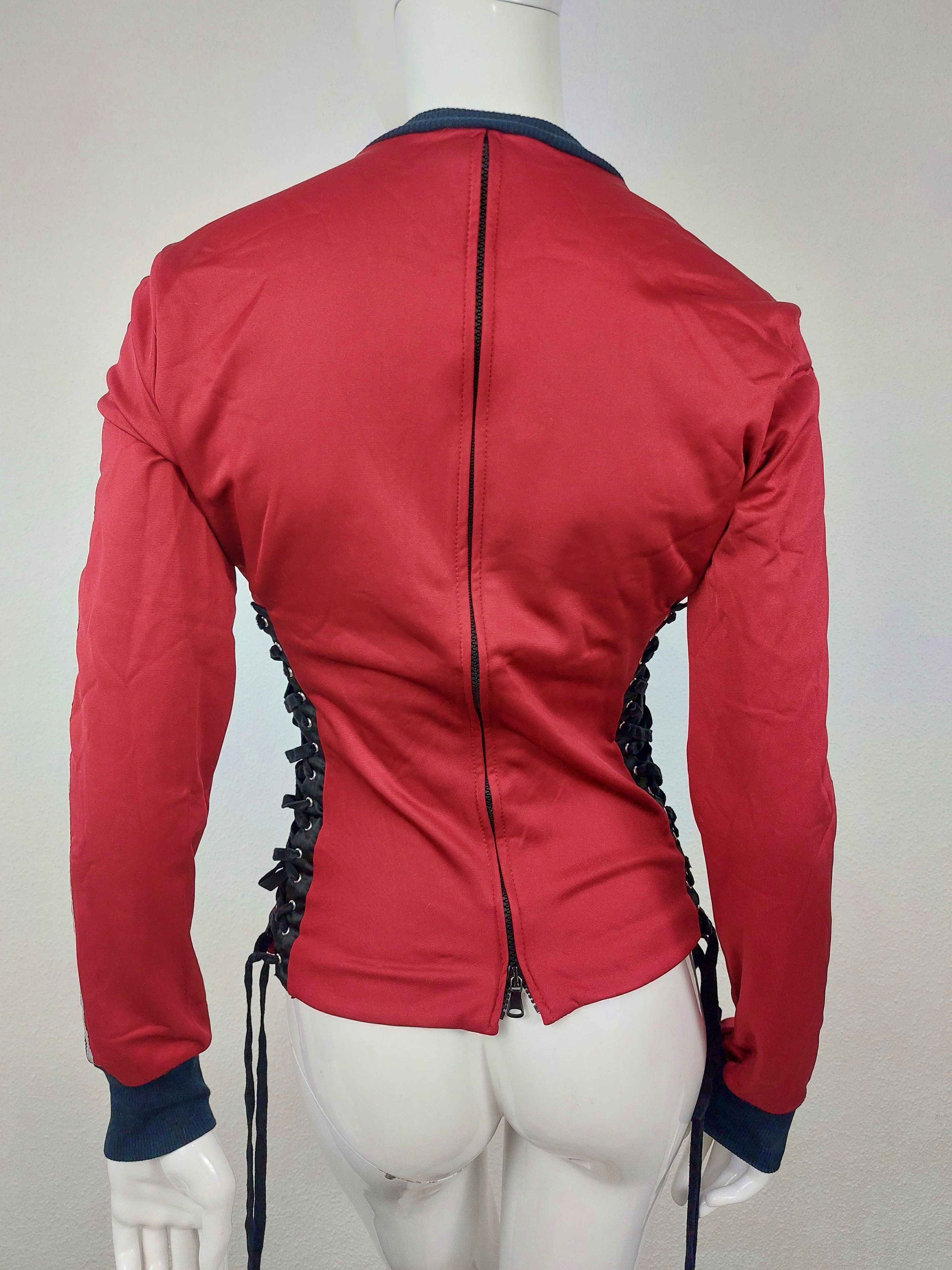 Dolce & Gabbana D&G Dolce and Gabbana Lace-up Corset Zip Jacket Size M / US 6-8 / IT 42-44 - 5 Thumbnail