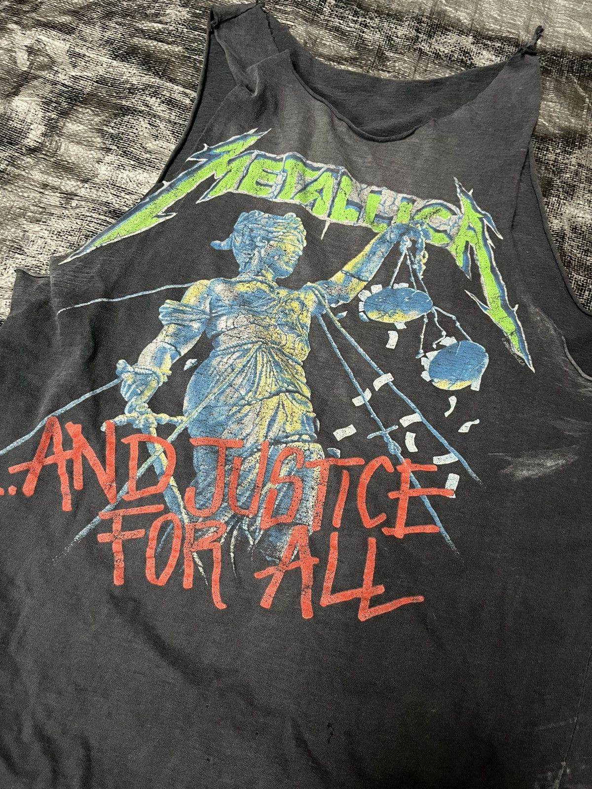 Band Tees × Metallica × Vintage Vintage 80s Metallica Band Shirt Testament Megadeth Size US L / EU 52-54 / 3 - 2 Thumbnail