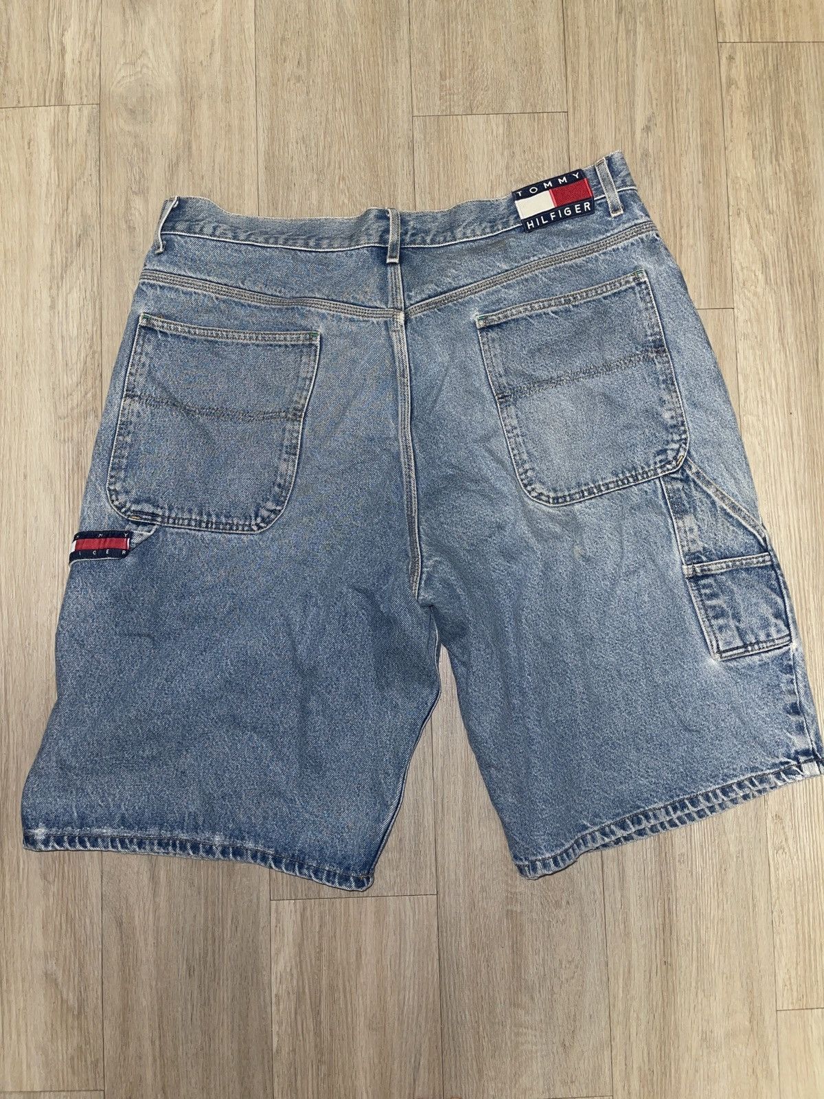 Tommy Hilfiger × Vintage Tommy Hilfiger Jorts Vintage Y2K Baggy Size US 40 / EU 56 - 2 Thumbnail
