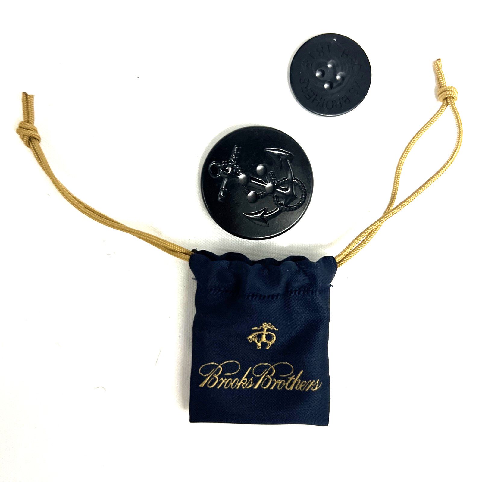 Brooks Brothers Brooks Brothers Black Wool Button Up Peacoat Medium Pockets Size US M / EU 48-50 / 2 - 13 Thumbnail