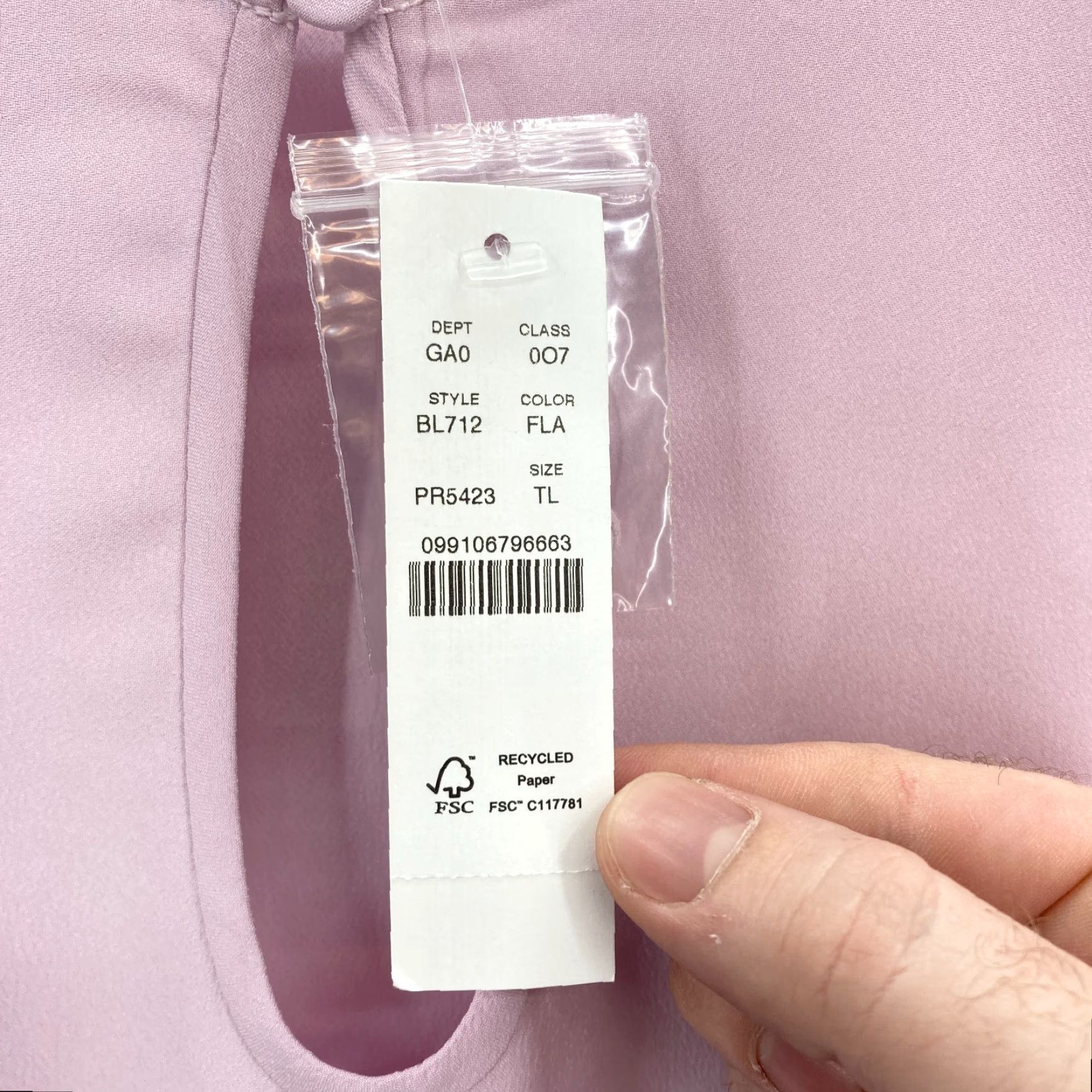 J.Crew J.Crew Puff Sleeve Satin Back Crepe Top Women's Large Tall Pink Keyhole Neckline Shirt Size L / US 10 / IT 46 - 6 Thumbnail