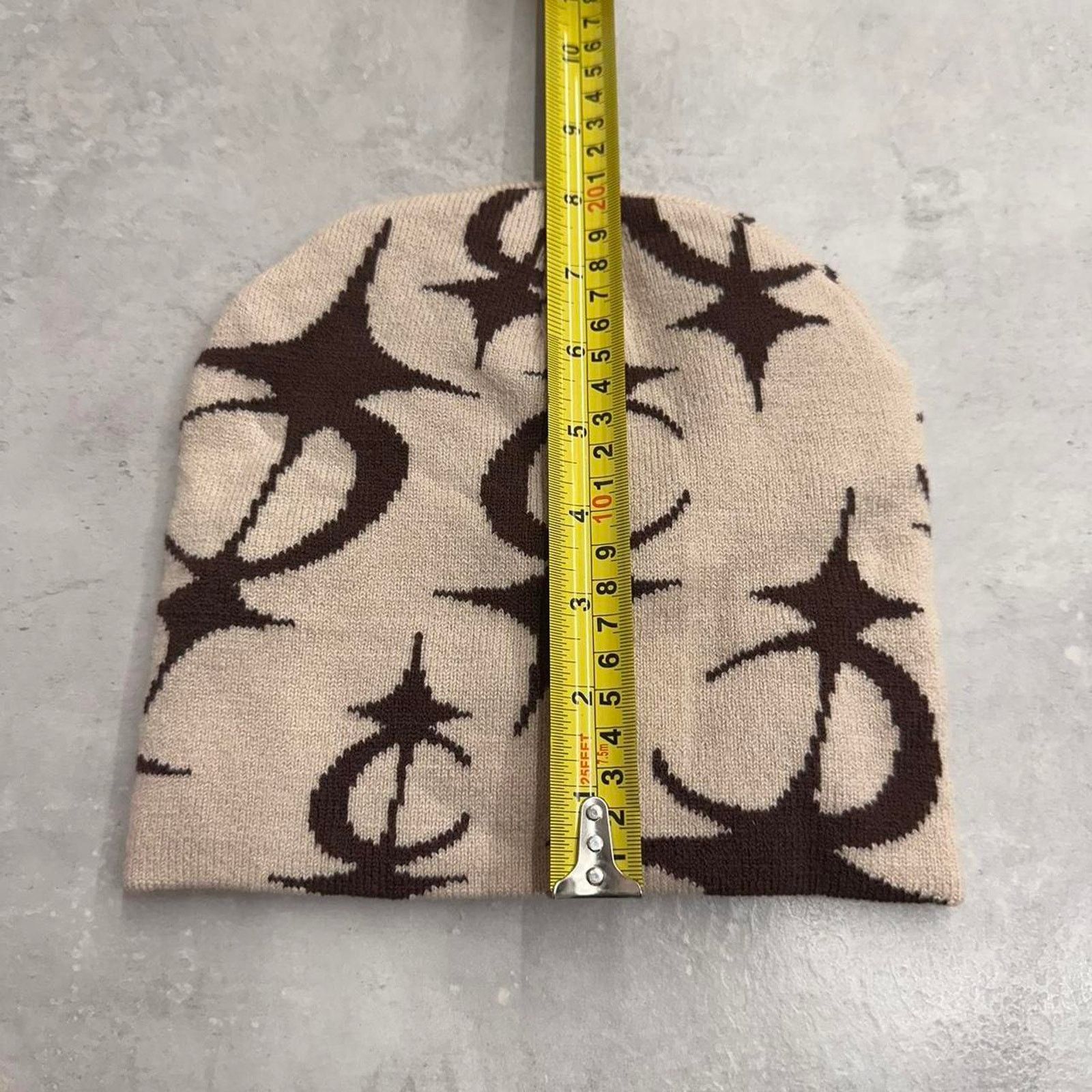 Other Cream beanie with unique brown Size ONE SIZE - 3 Thumbnail