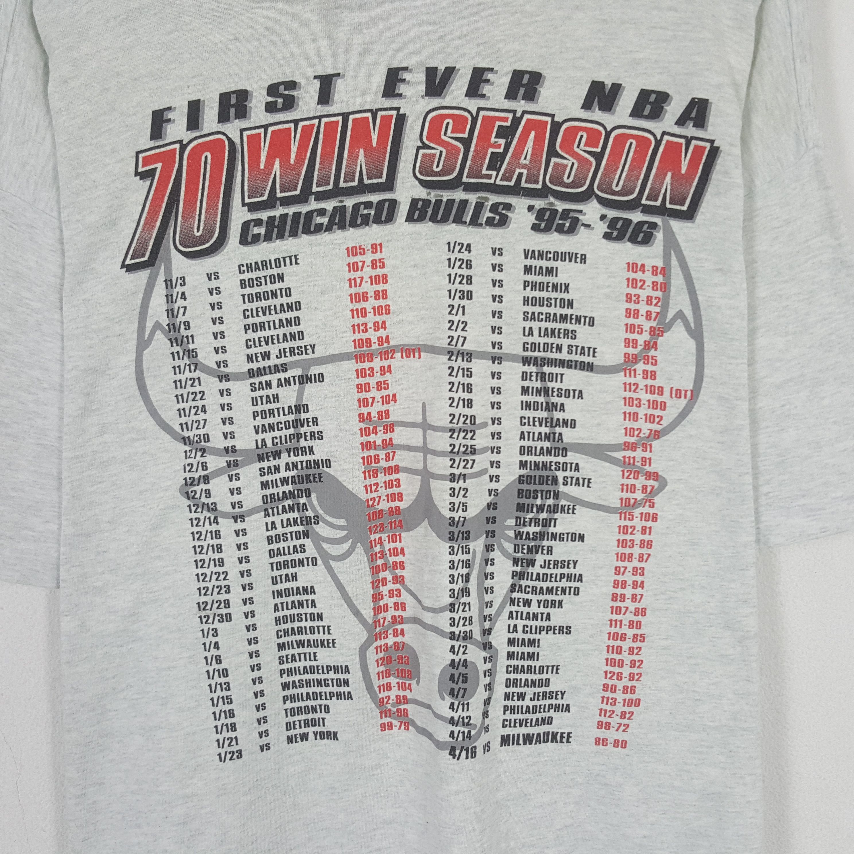 Other Vintage Chicago Bullls 10 Season T-shirt Size US XXL / EU 58 / 5 - 4 Thumbnail