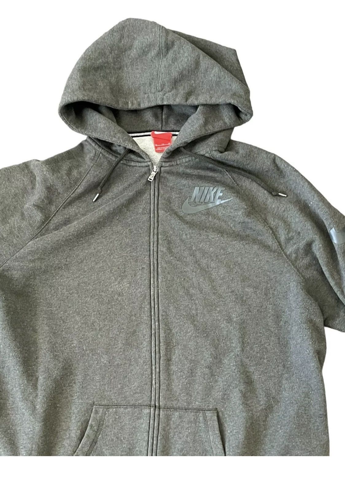 Nike Vintage Nike Full Zip Hoodie Orange Tag size XL Size US XL / EU 56 / 4 - 3 Thumbnail