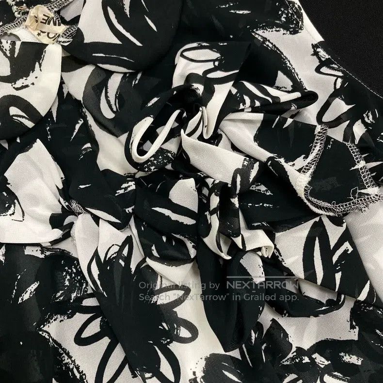 Comme des Garcons Comme Des Garcons Black Floral Dress Size XS / US 0-2 / IT 36-38 - 4 Thumbnail
