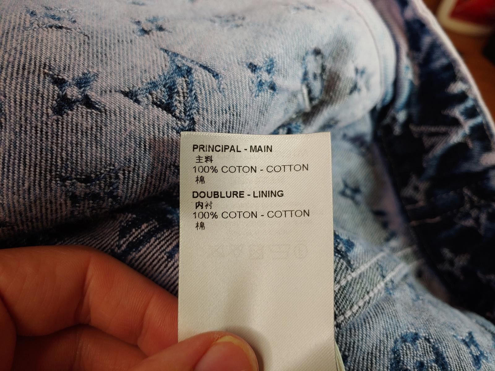 Louis Vuitton Louis Vuitton Fringed Monogram Boyhood Denim Jacket - Purple Size US L / EU 52-54 / 3 - 9 Thumbnail
