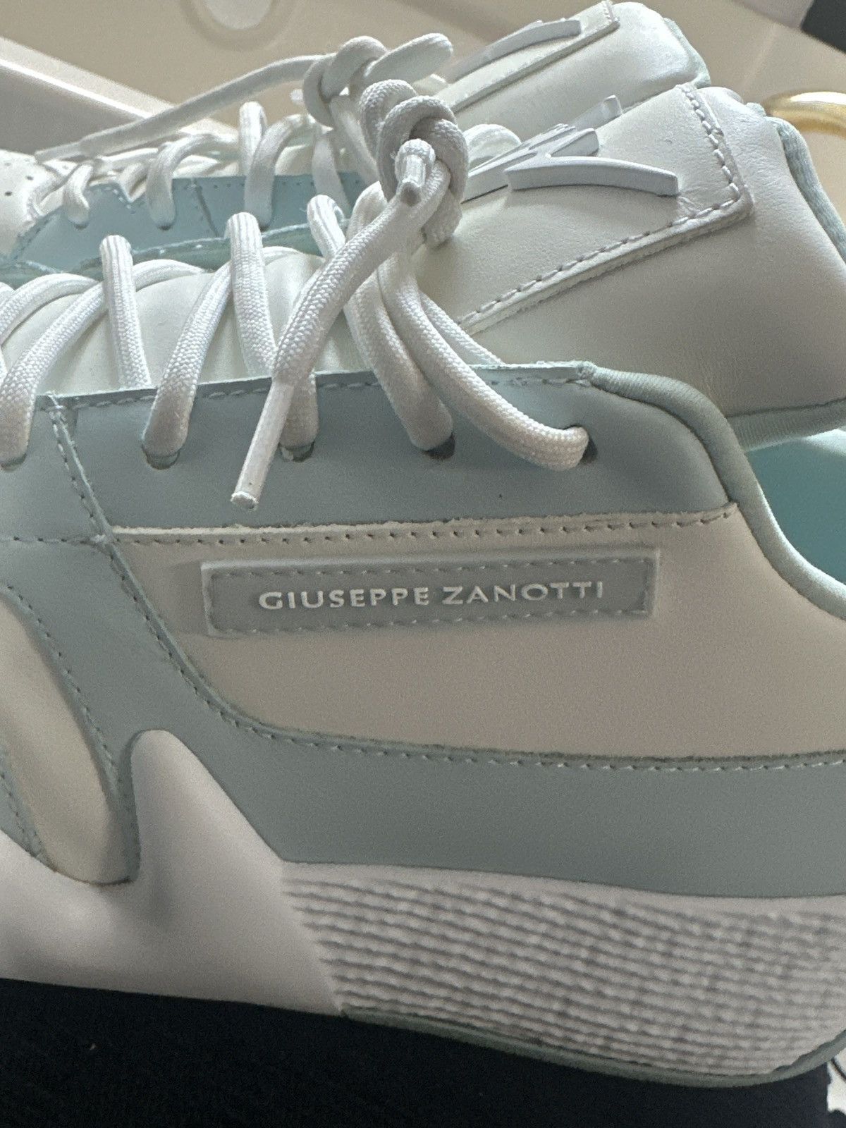Designer × Giuseppe Zanotti GIUSEPPE ZANOTTI | Sky blue Men's Sneakers Size US 11 / EU 44 - 10 Thumbnail
