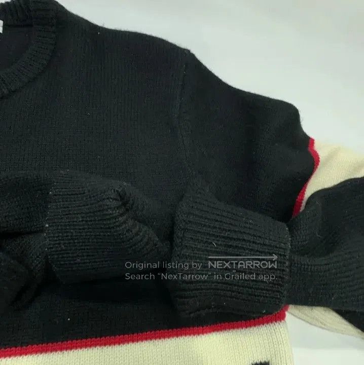 Givenchy Givenchy Men's Ribbon Heavyweight Round Neck Sweater. Size US L / EU 52-54 / 3 - 7 Thumbnail