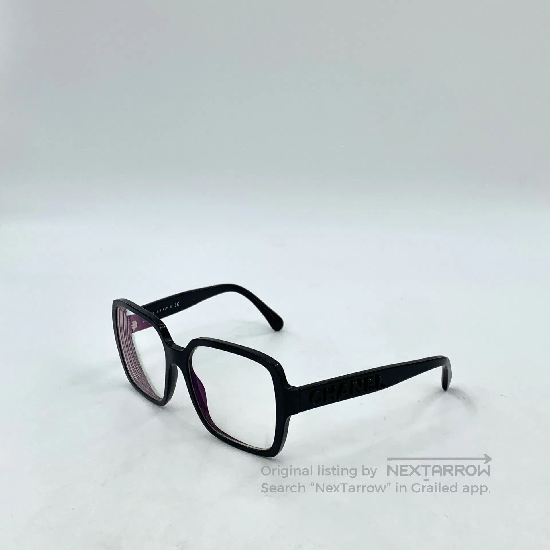 Chanel Chanel Black Square Logo Branding Optical Glasses| Size ONE SIZE - 2 Thumbnail