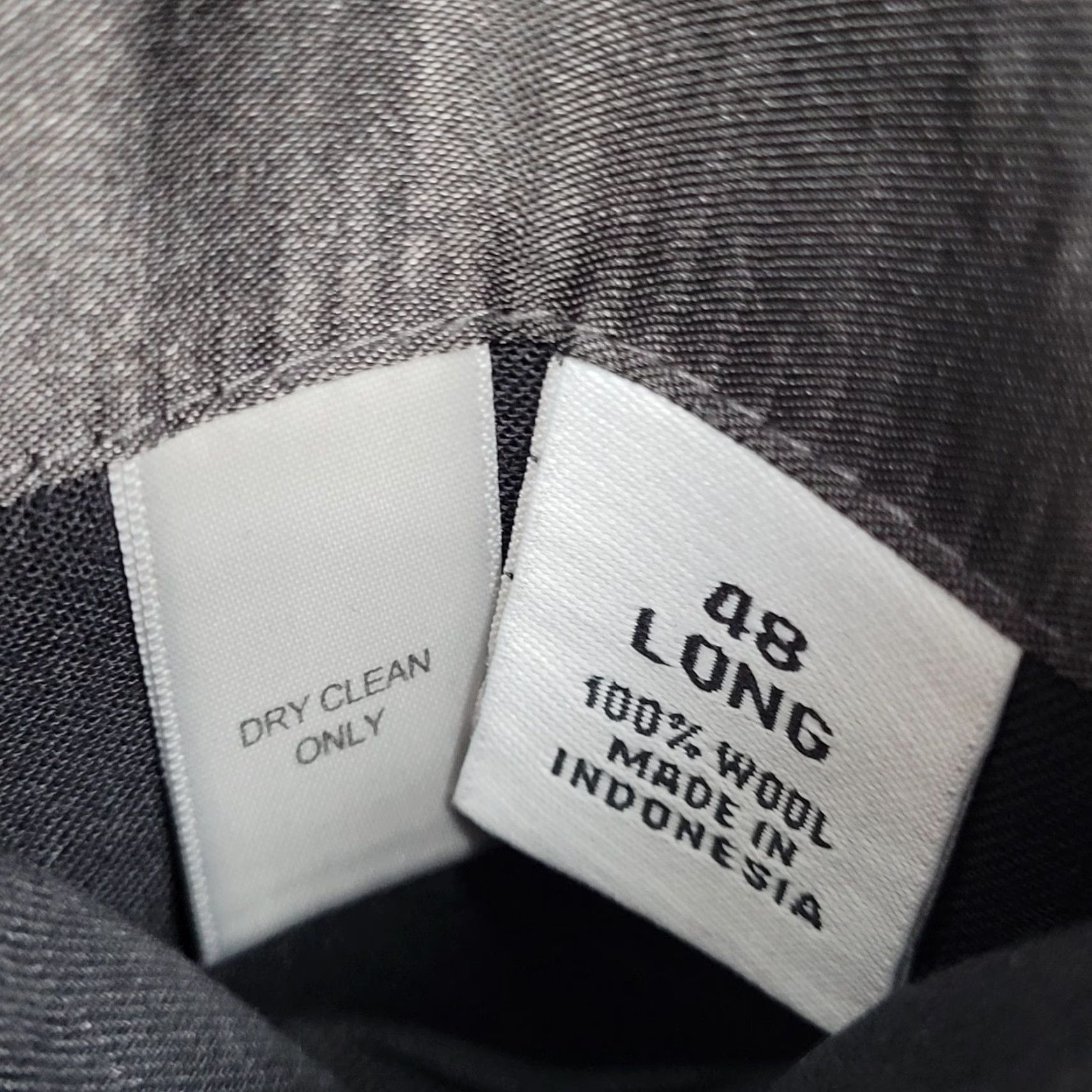 Joseph VINTAGE Joseph & Feiss Men's Wool Sport Coat Blazer Size 48 Regular Gray Classic 2-Piece Size 48R - 4 Thumbnail