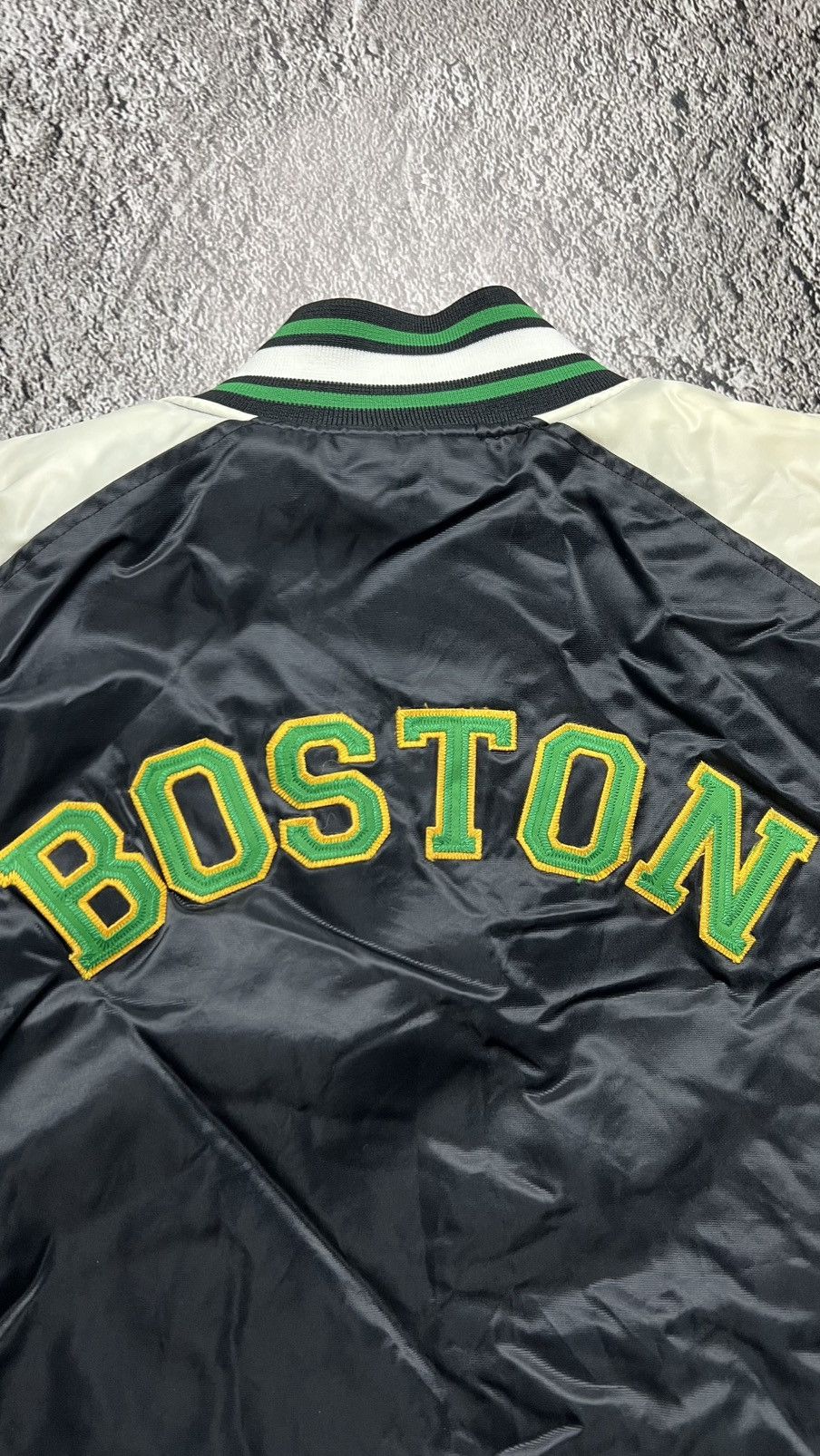 Champion VTG 90’s Boston Celtics NBA satin bomber champion jacket Size US XL / EU 56 / 4 - 10 Thumbnail