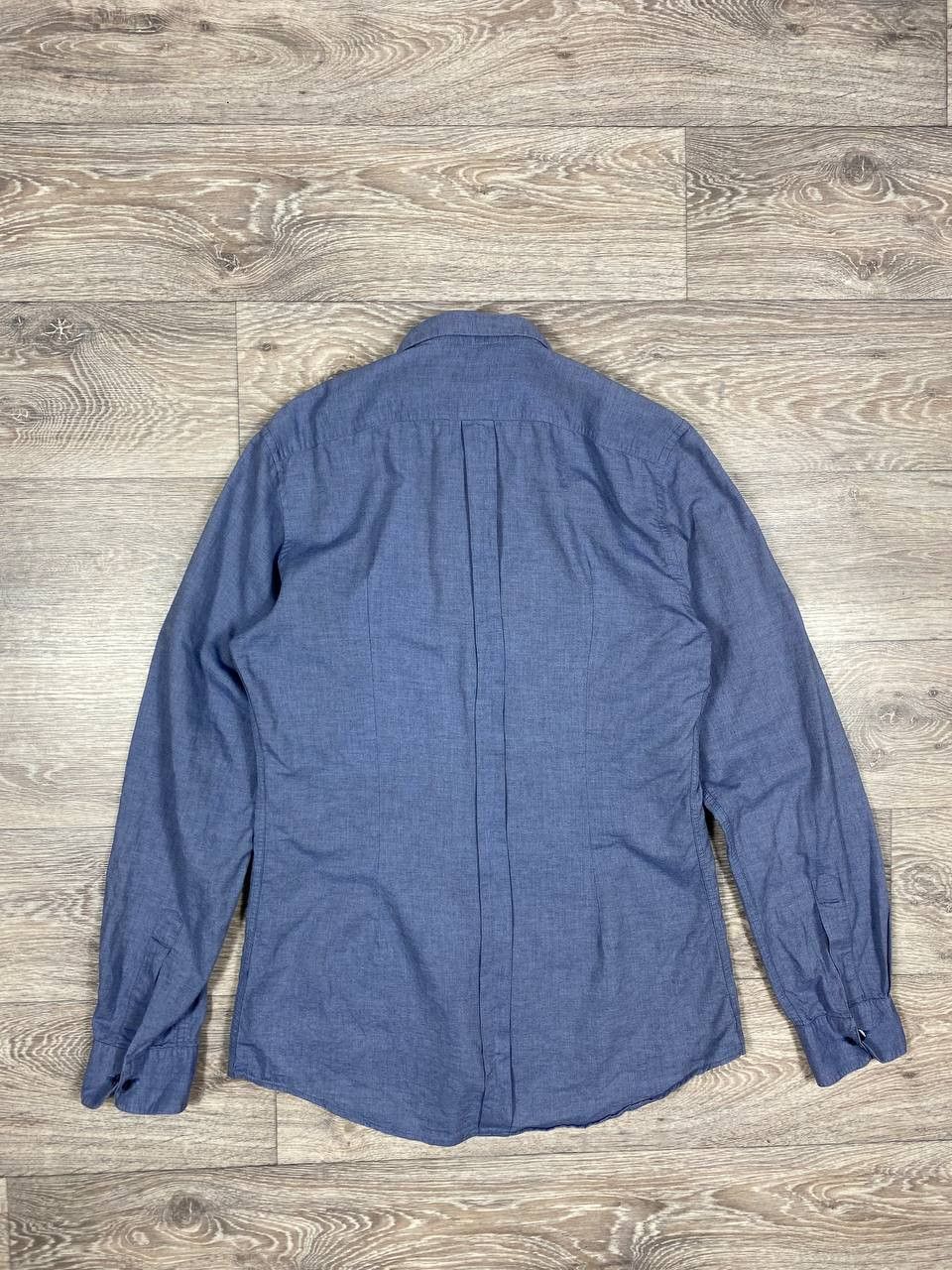 Dolce & Gabbana Dolce&Gabbana Stretch Denim Shirt M 15/39 Slim Fit Size US S / EU 44-46 / 1 - 3 Thumbnail