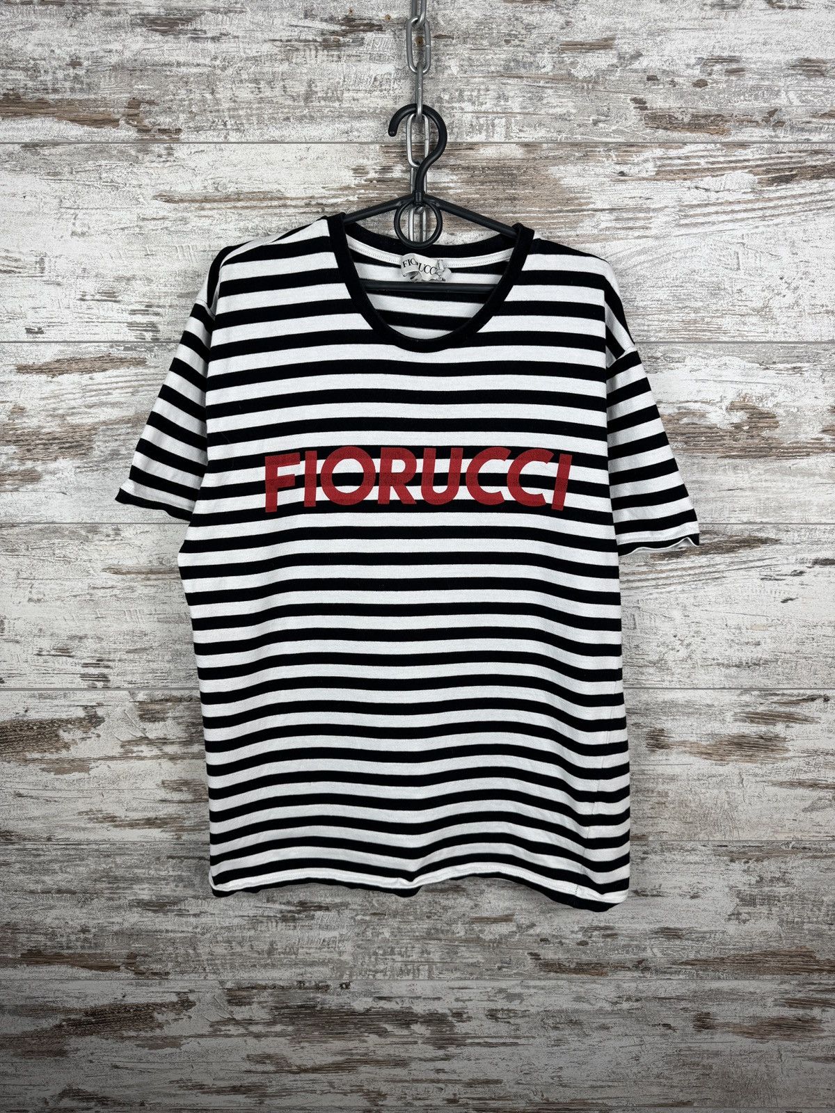 Fiorucci Women’s Fiorucci Striped t-shirt luxury tee size S Size S / US 4 / IT 40 - 1 Thumbnail
